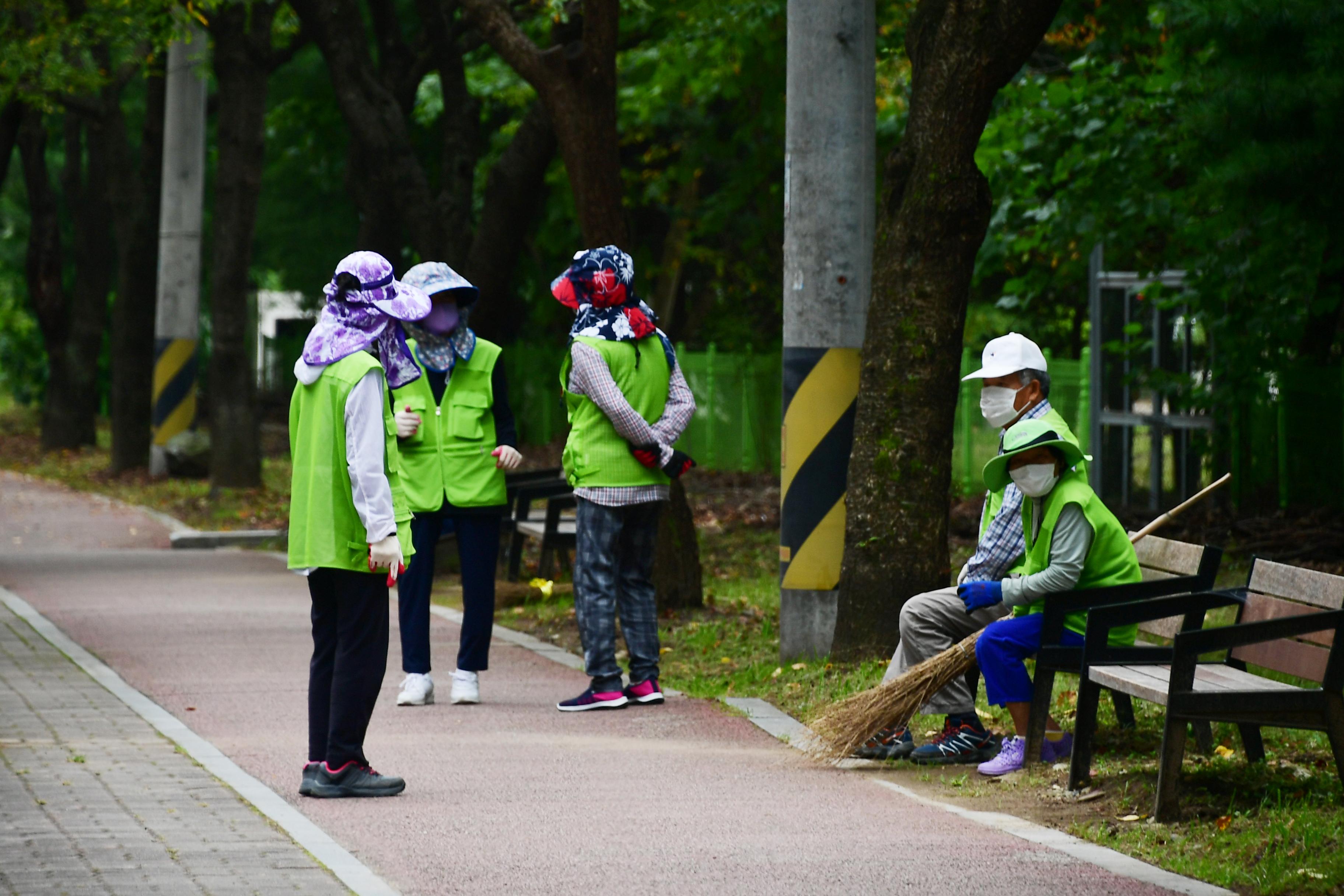 2020 노인일자리 사업장 격려방문 의 사진