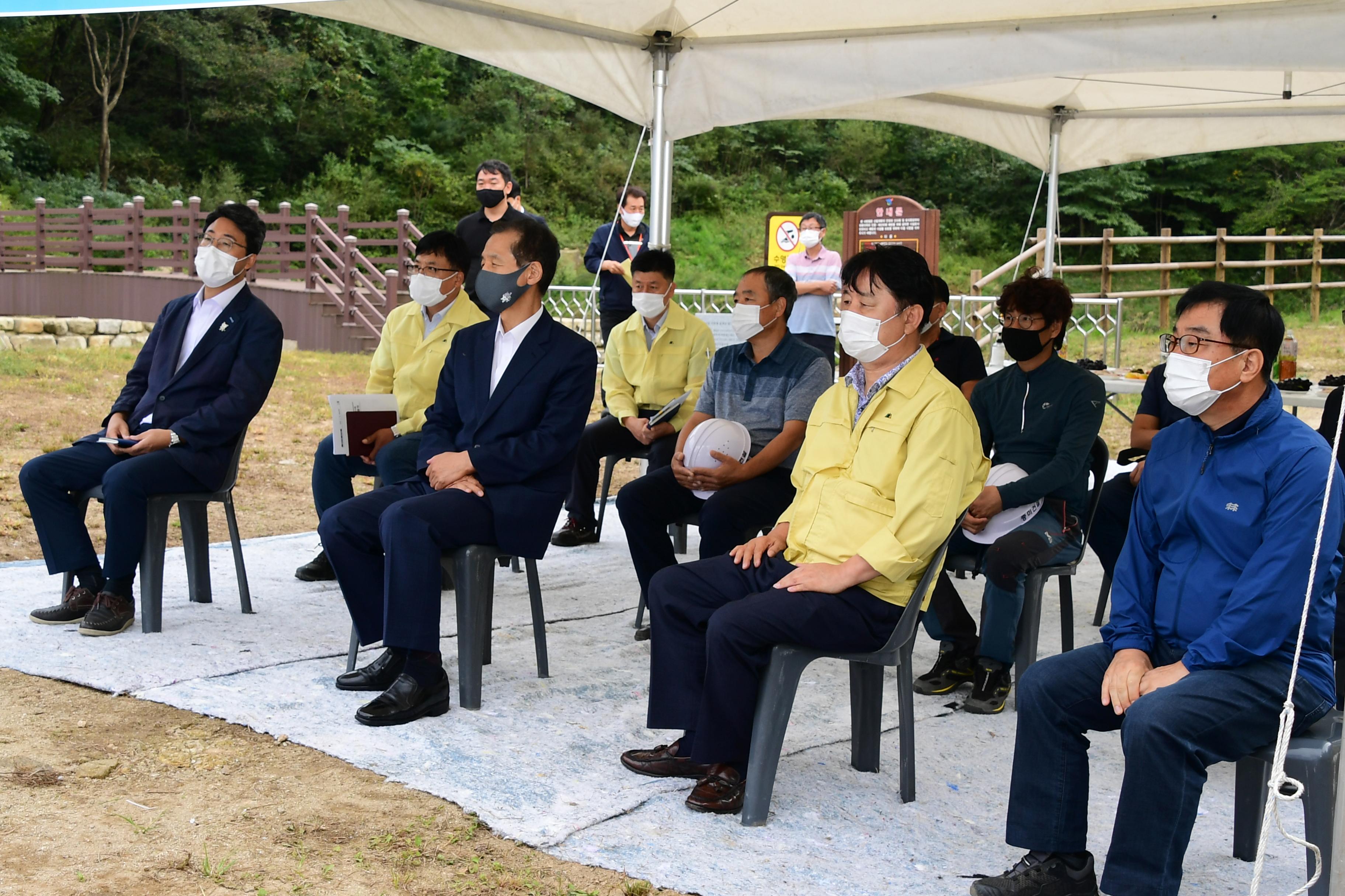 2020 화천 소득형 산촌주택 조성사업  현장 설명회 의 사진