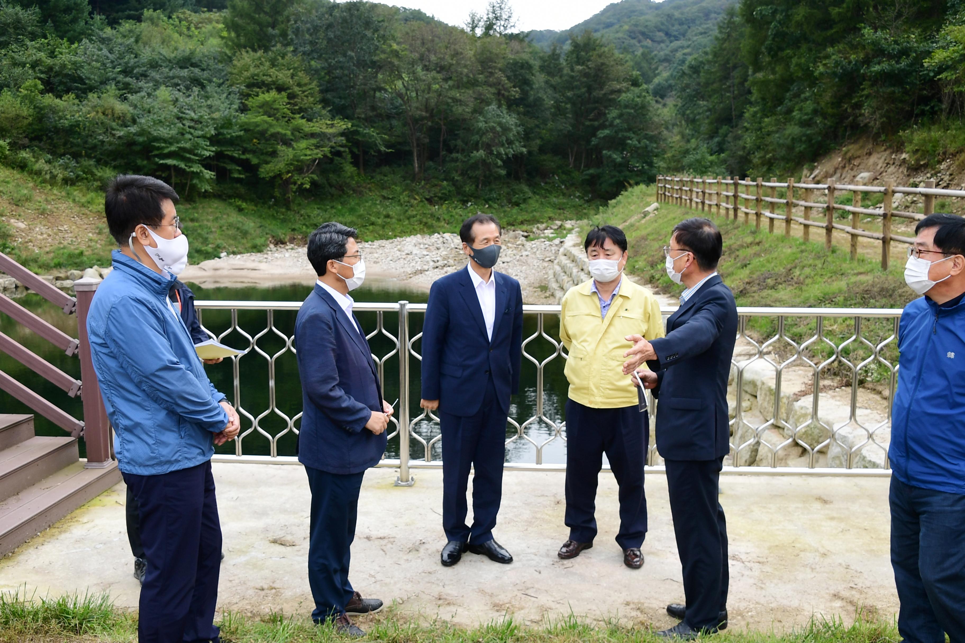 2020 화천 소득형 산촌주택 조성사업  현장 설명회 의 사진