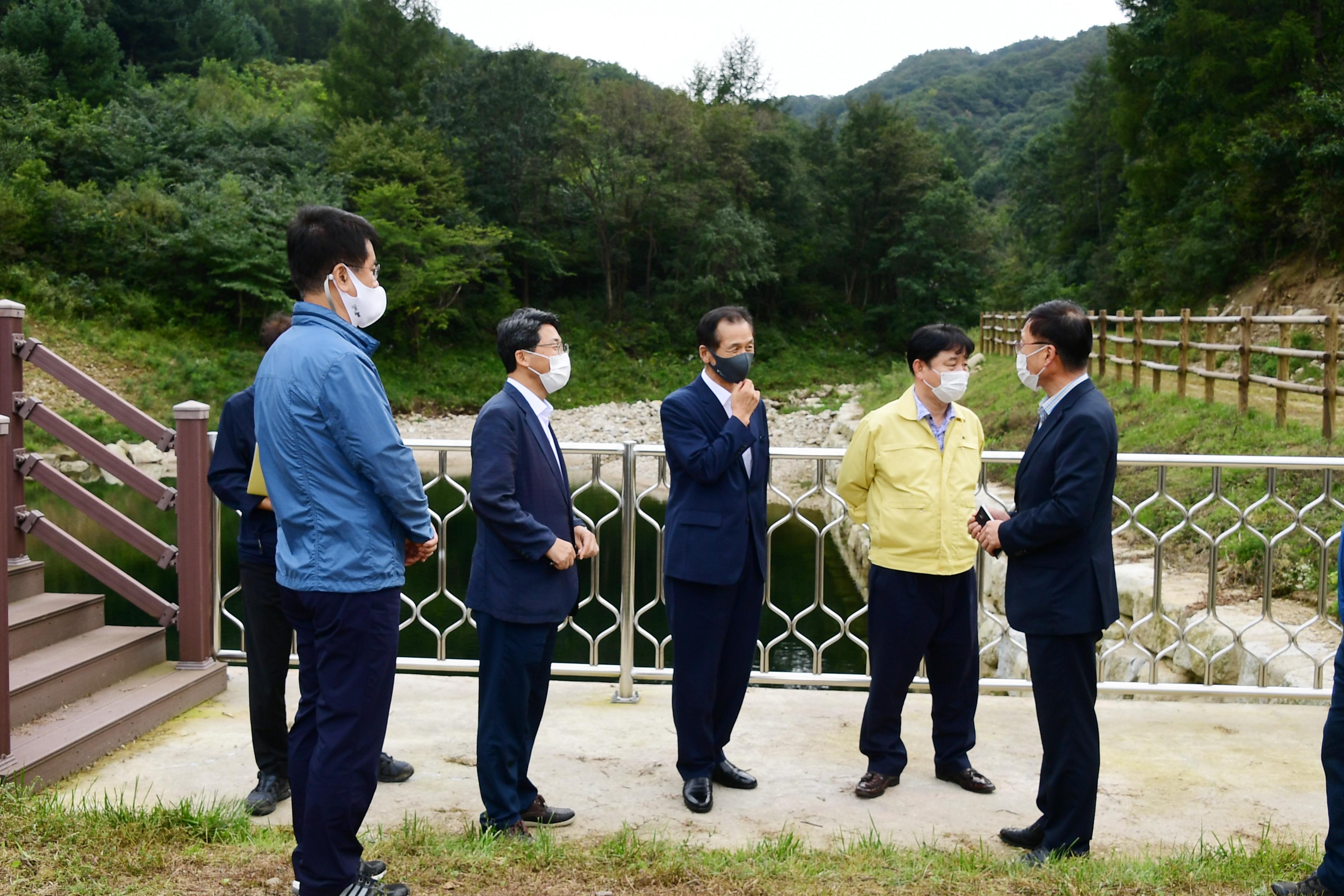 2020 화천 소득형 산촌주택 조성사업  현장 설명회 의 사진