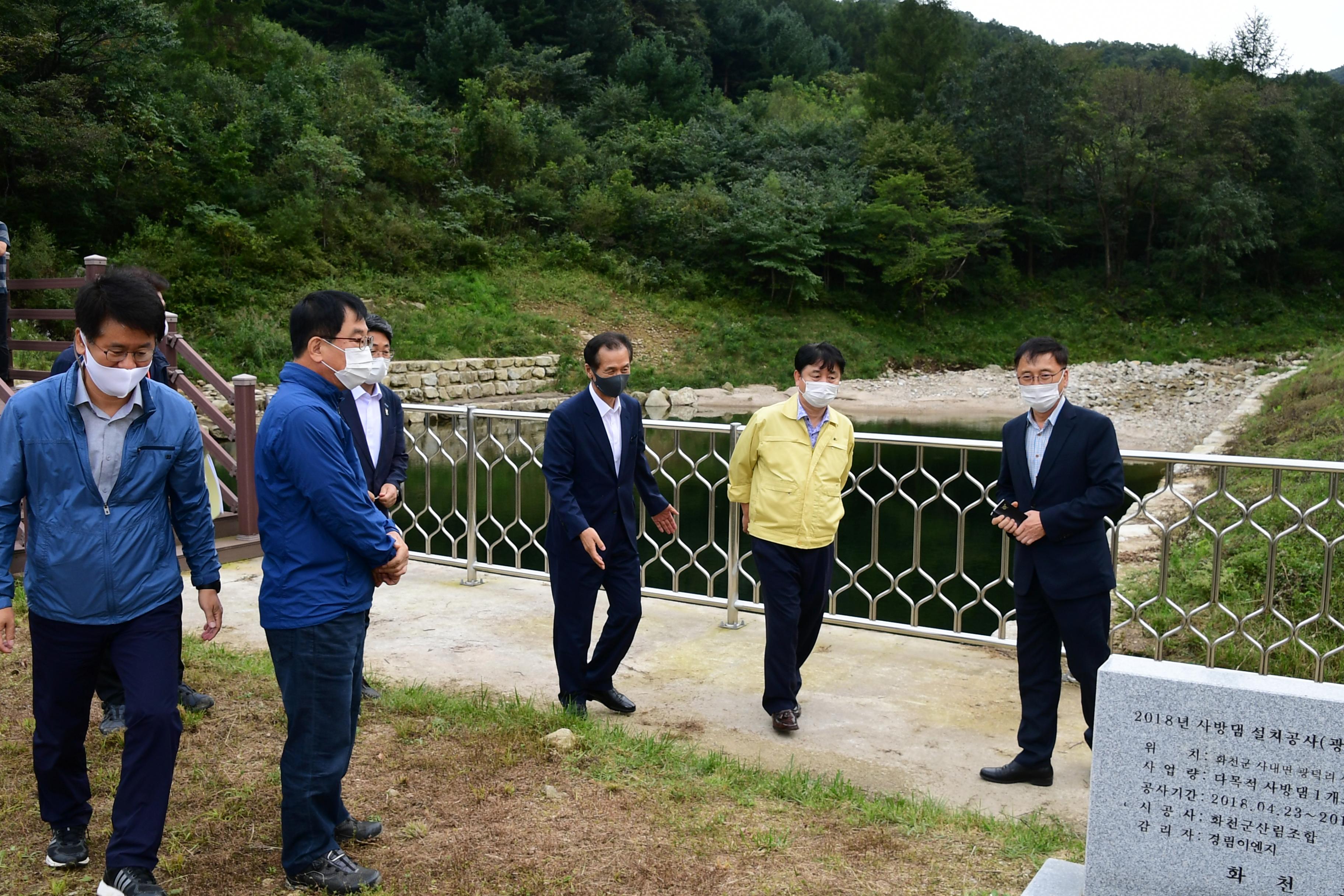 2020 화천 소득형 산촌주택 조성사업  현장 설명회 의 사진