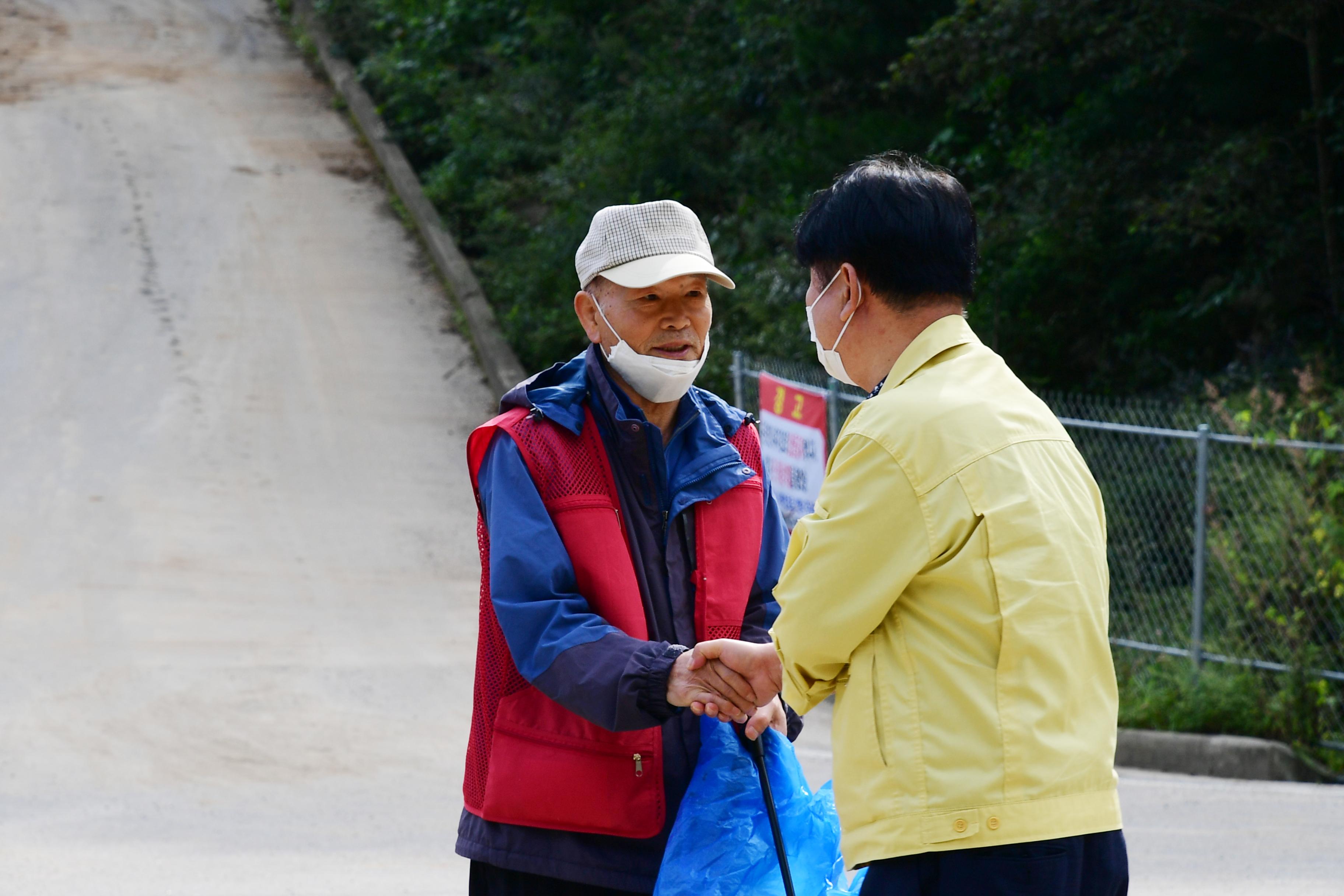 2020 노인일자리 사업장 격려방문 의 사진