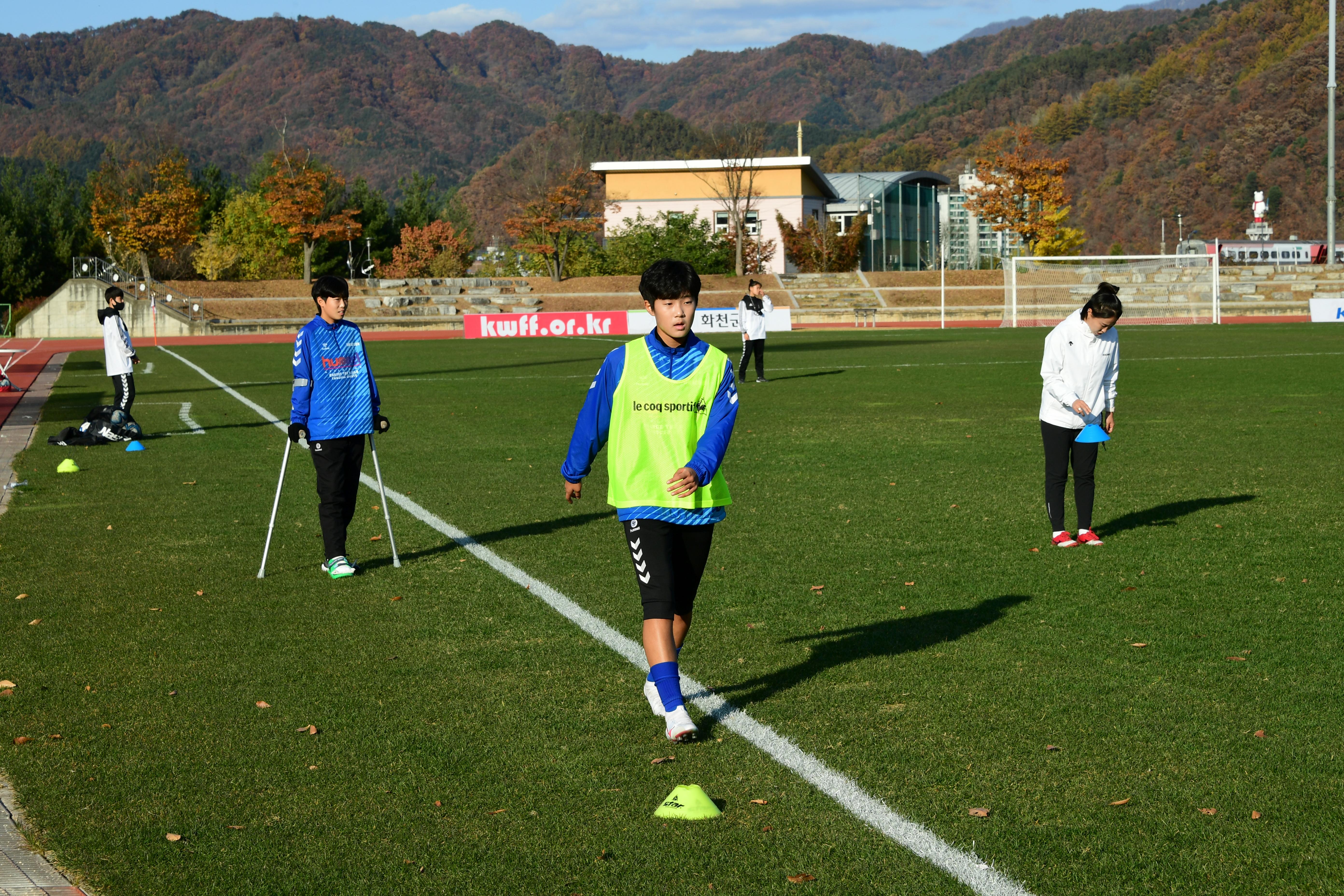 2020 춘계 한국여자축구 연맹전 결승전 시상식 의 사진