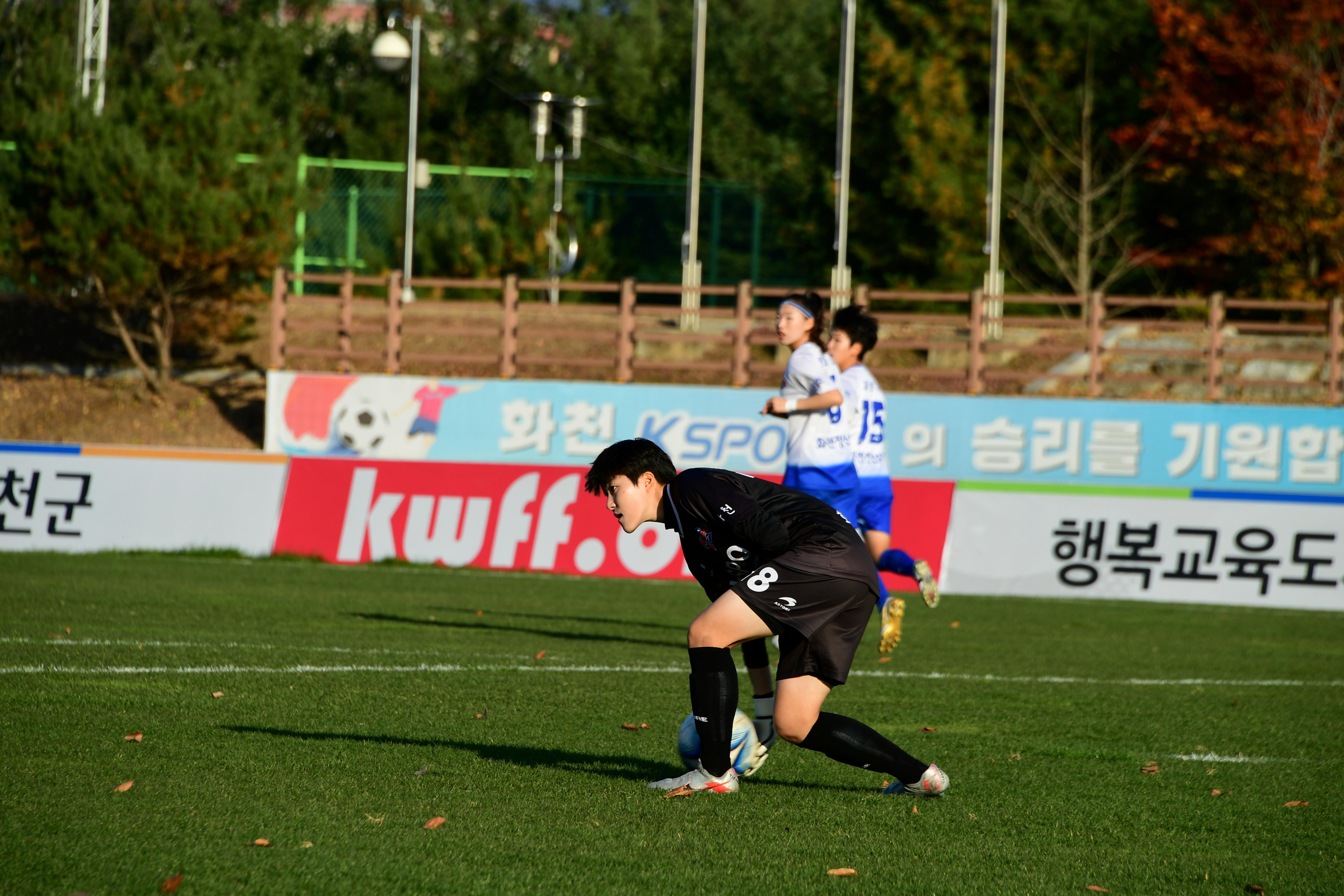 2020 춘계 한국여자축구 연맹전 결승전 시상식 의 사진