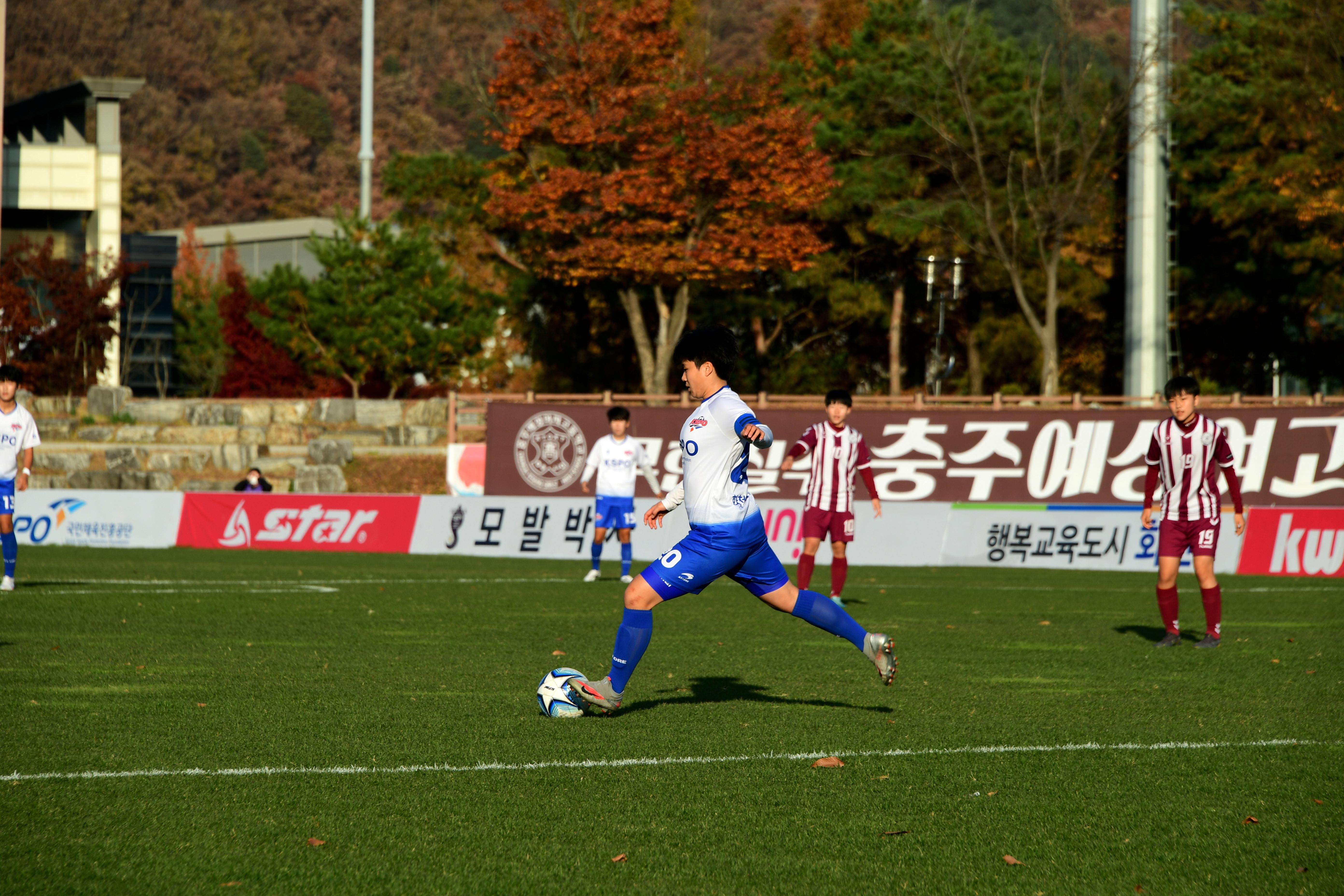 2020 춘계 한국여자축구 연맹전 결승전 시상식 의 사진