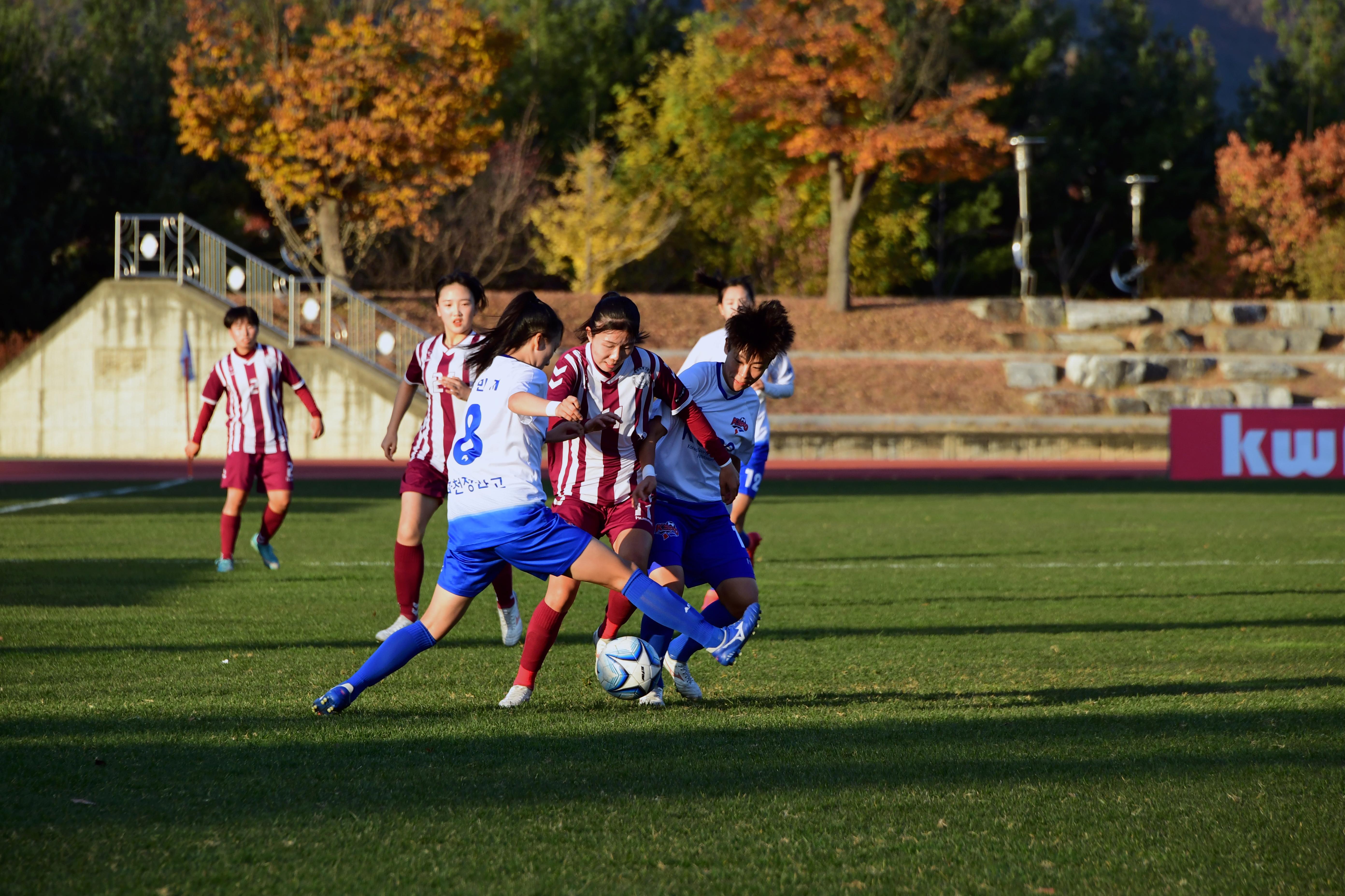 2020 춘계 한국여자축구 연맹전 결승전 시상식 의 사진