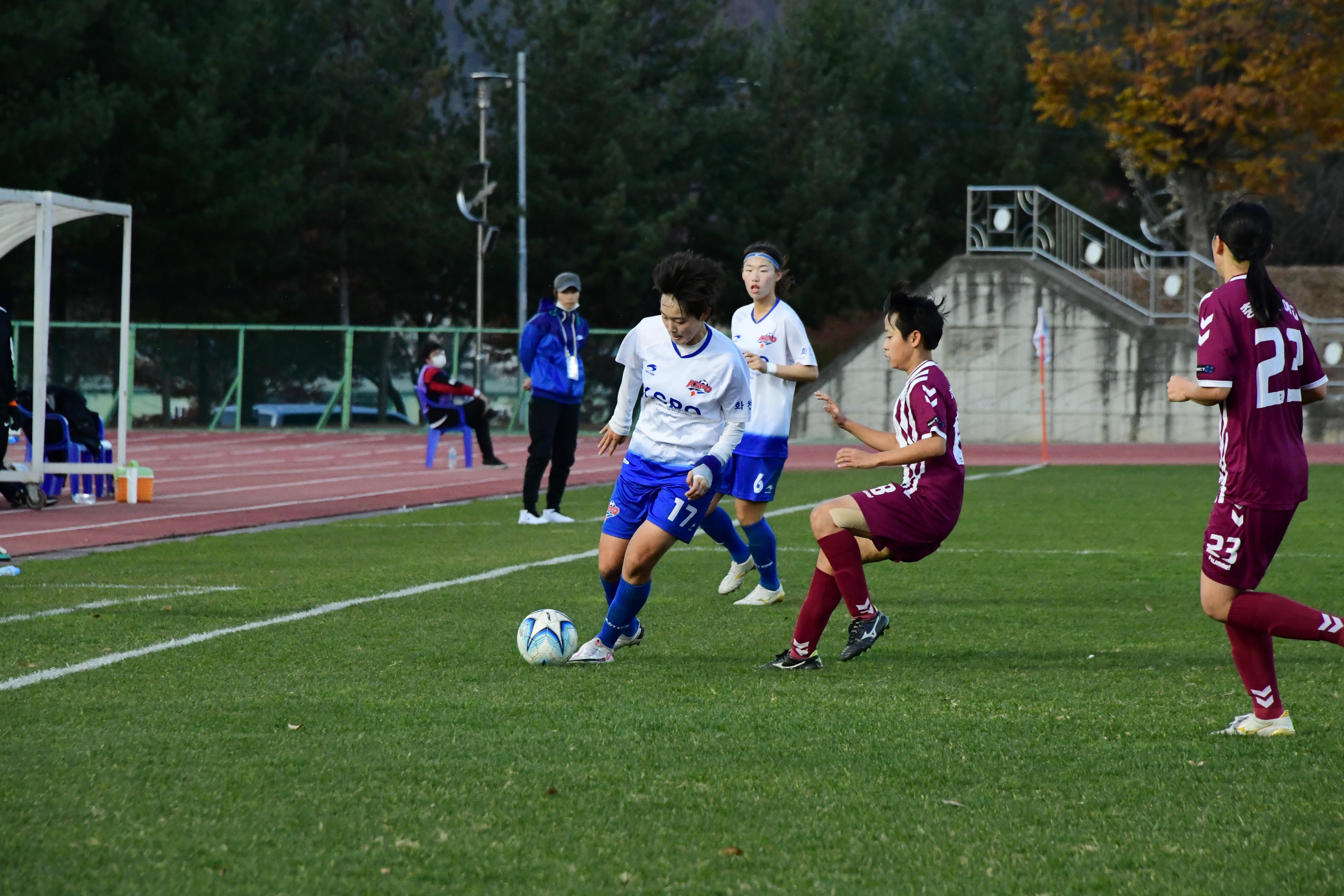 2020 춘계 한국여자축구 연맹전 결승전 시상식 의 사진