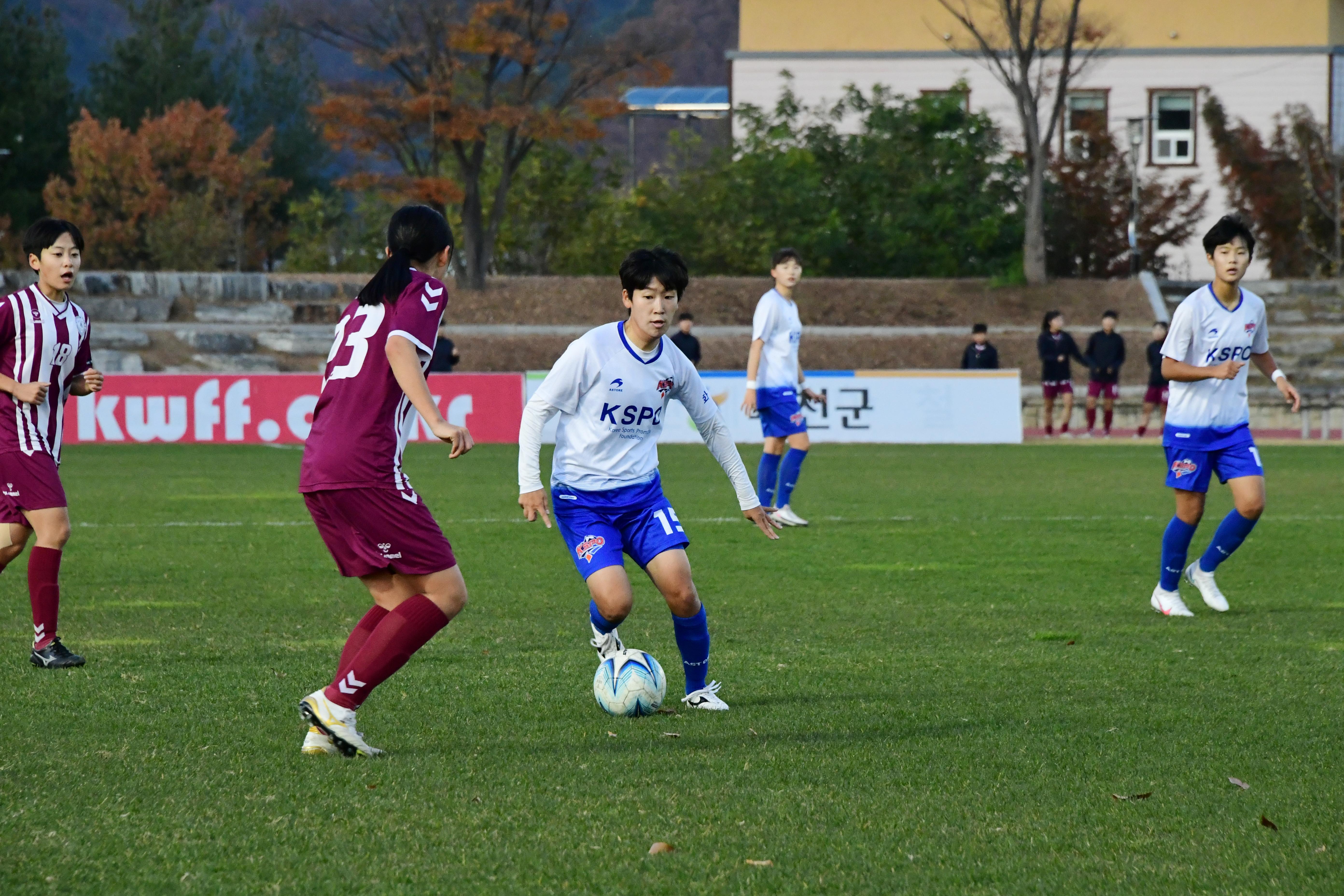 2020 춘계 한국여자축구 연맹전 결승전 시상식 의 사진