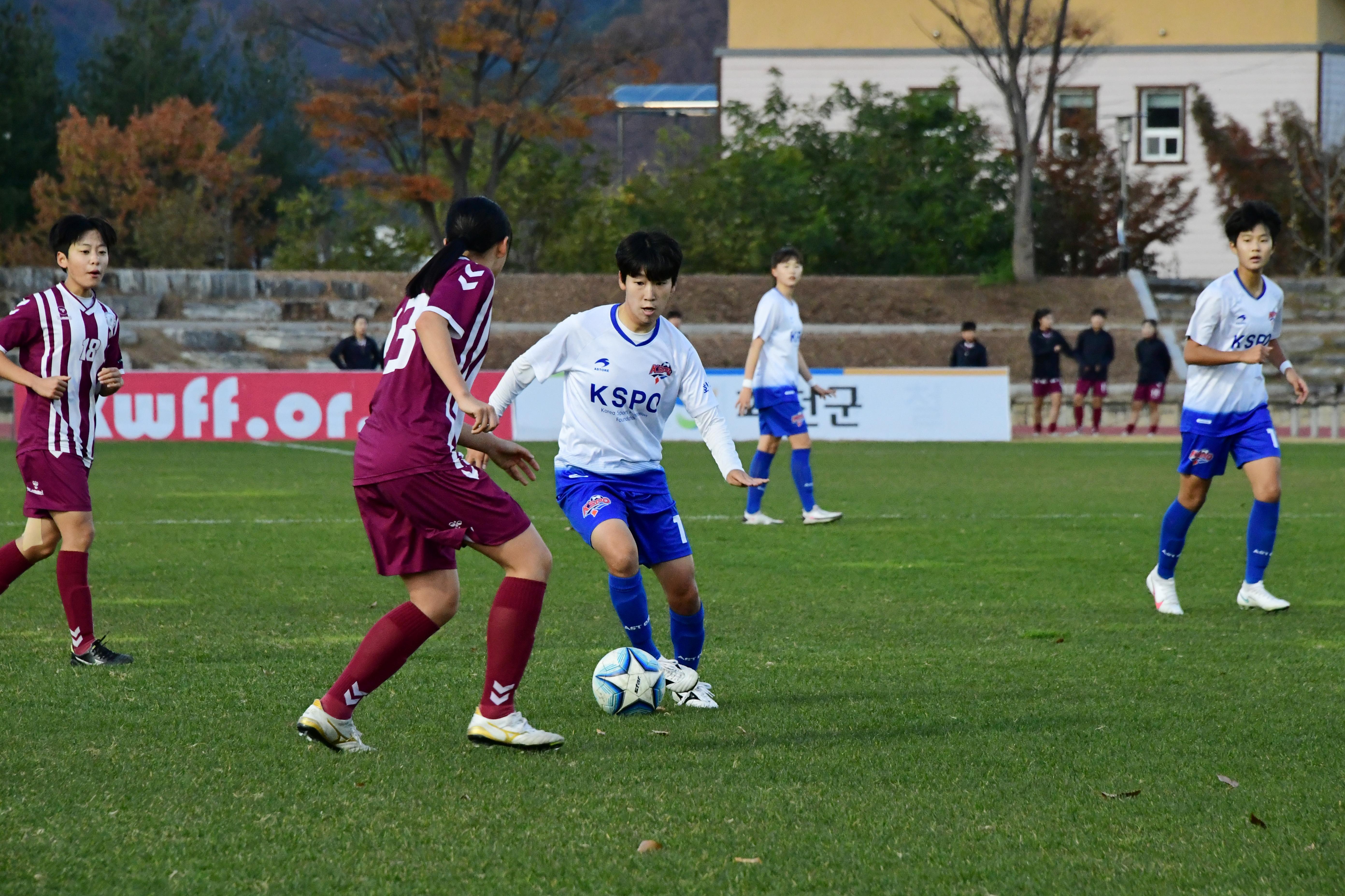 2020 춘계 한국여자축구 연맹전 결승전 시상식 의 사진