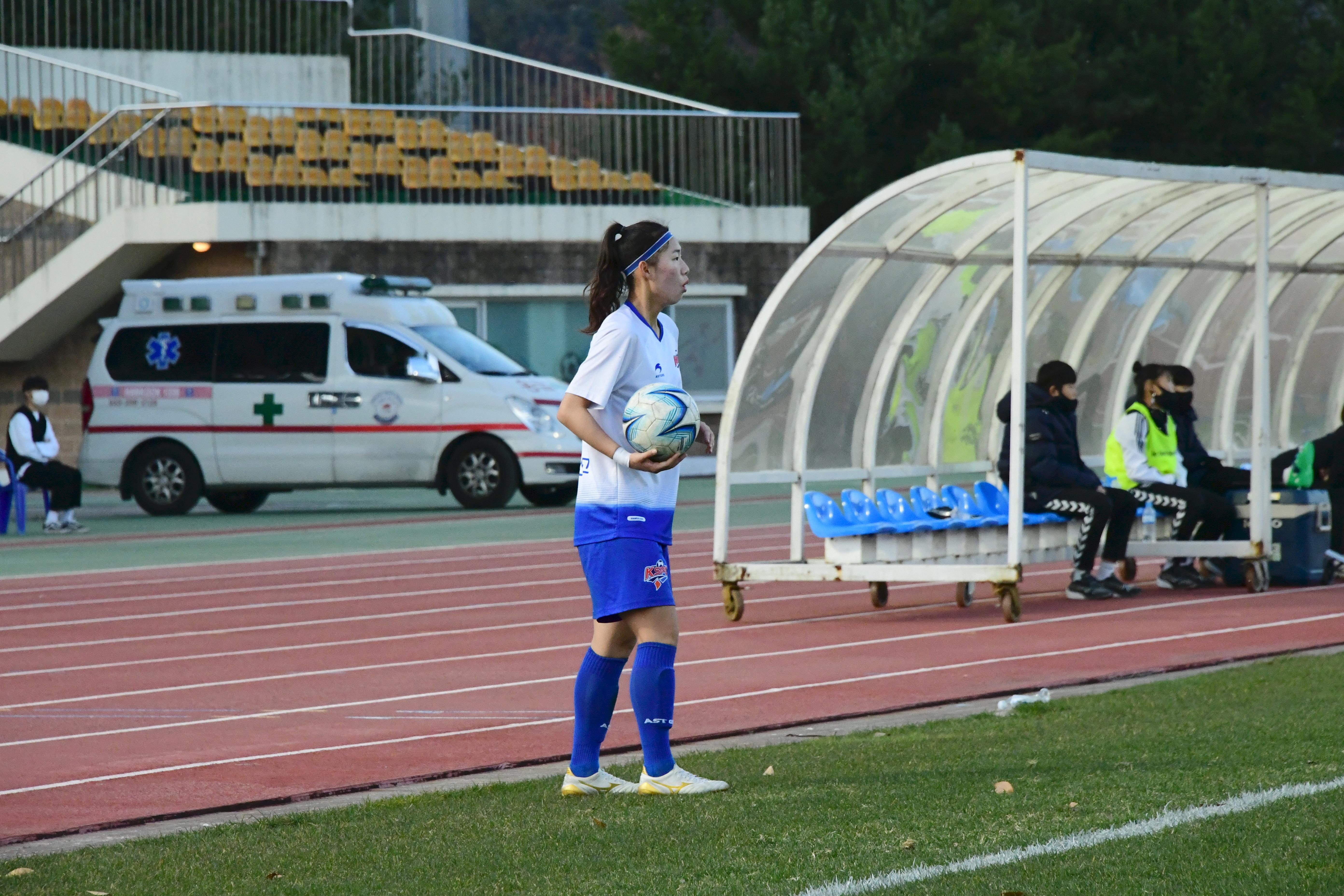 2020 춘계 한국여자축구 연맹전 결승전 시상식 의 사진