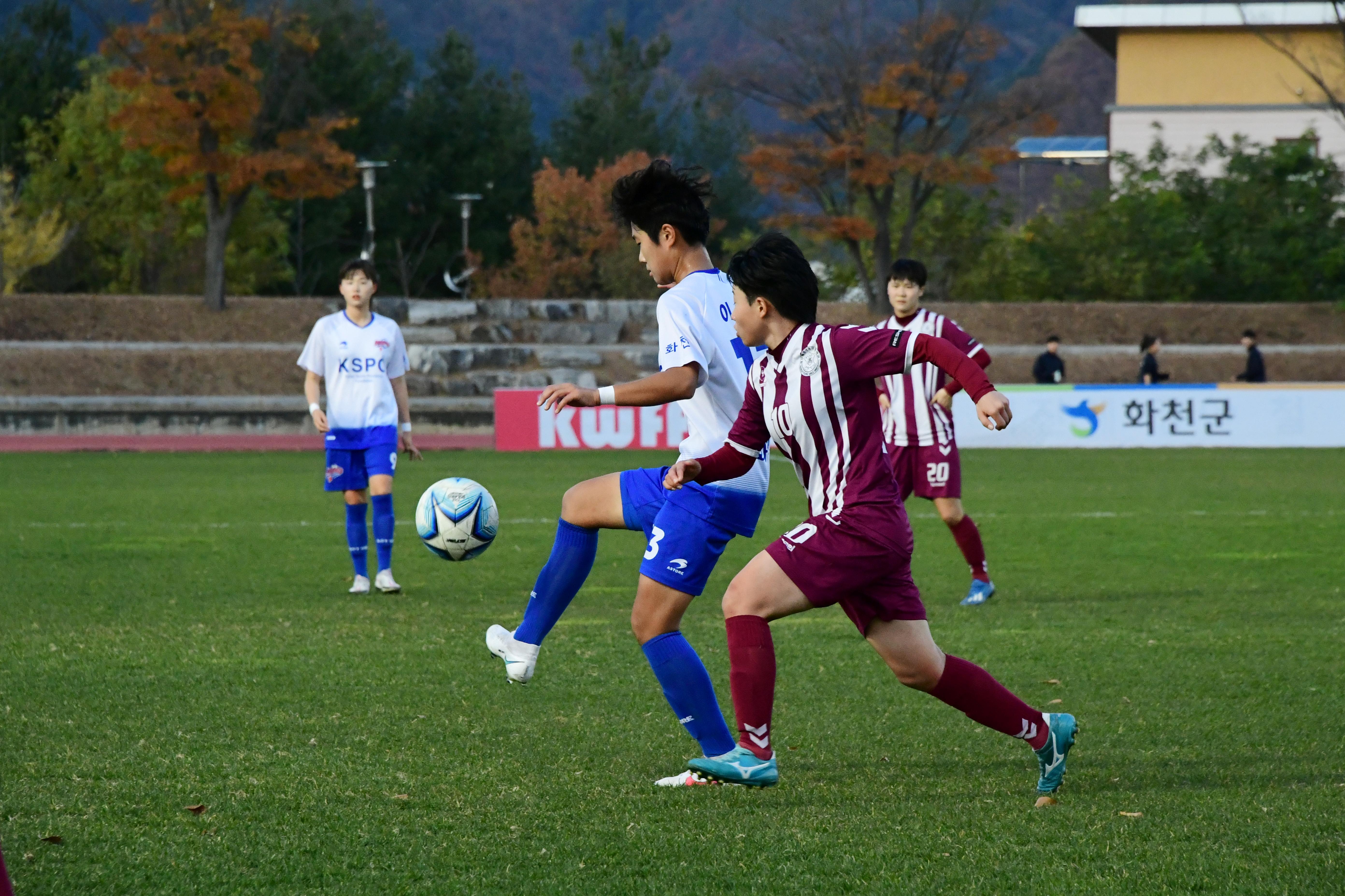 2020 춘계 한국여자축구 연맹전 결승전 시상식 의 사진