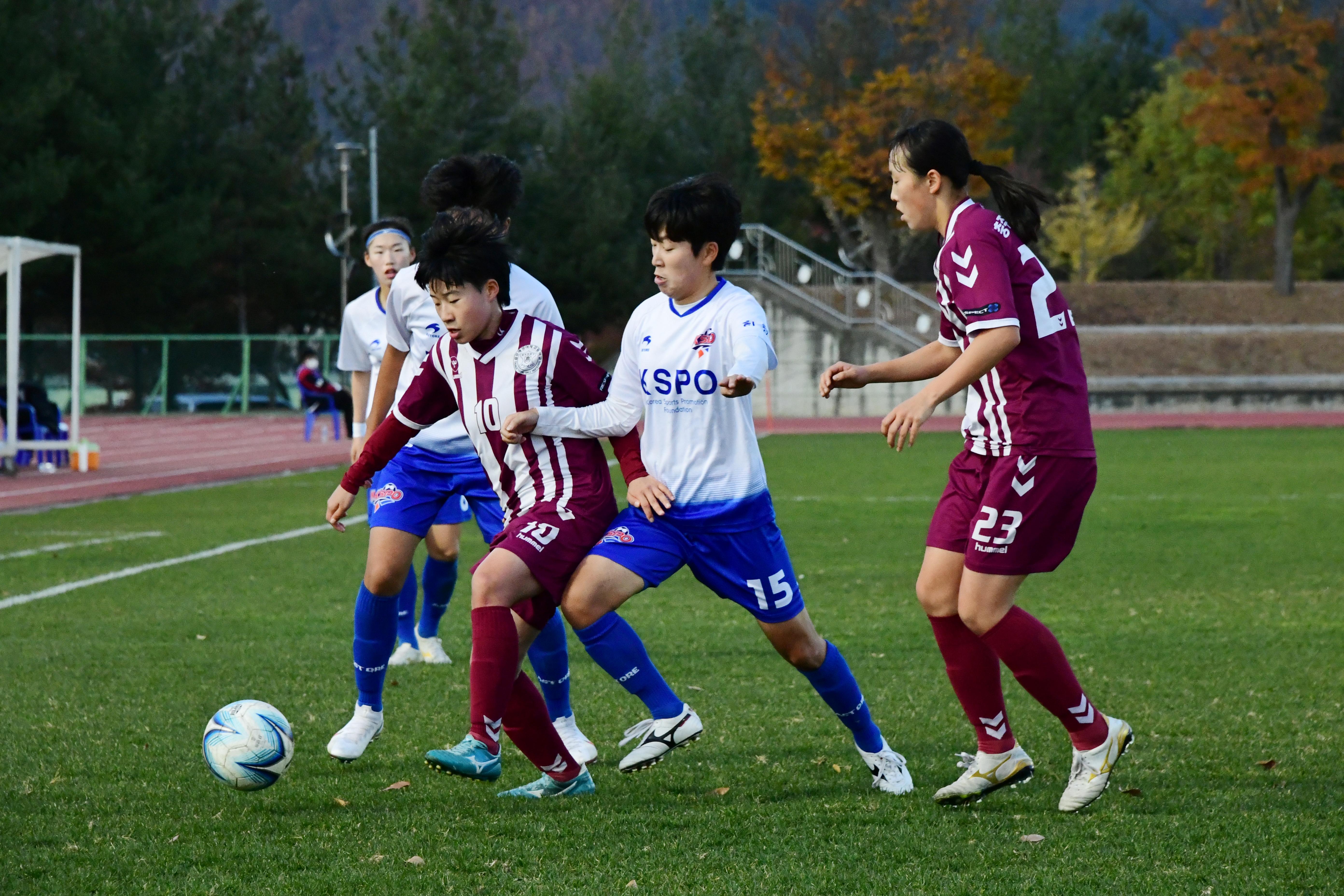 2020 춘계 한국여자축구 연맹전 결승전 시상식 의 사진