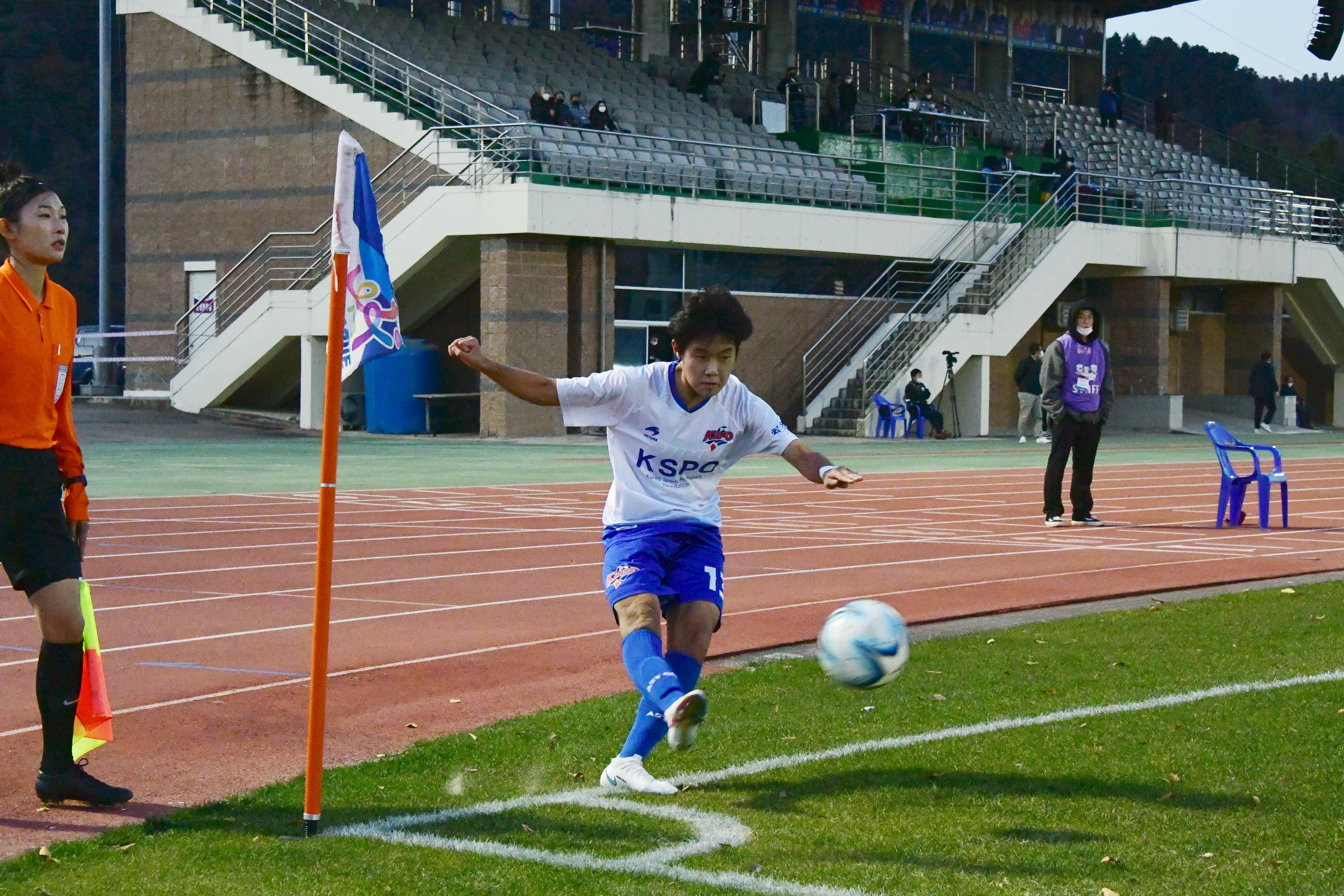 2020 춘계 한국여자축구 연맹전 결승전 시상식 의 사진