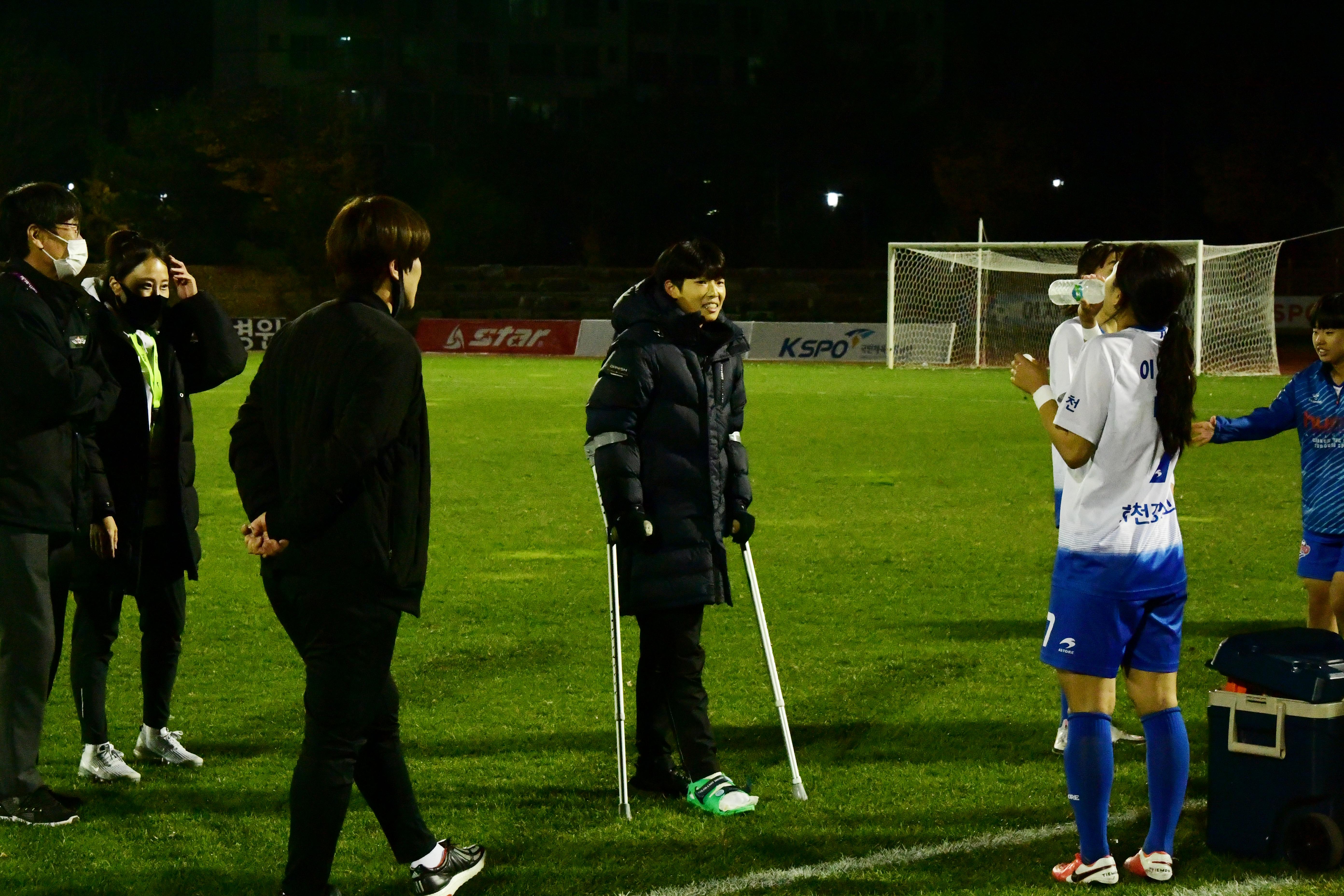 2020 춘계 한국여자축구 연맹전 결승전 시상식 의 사진