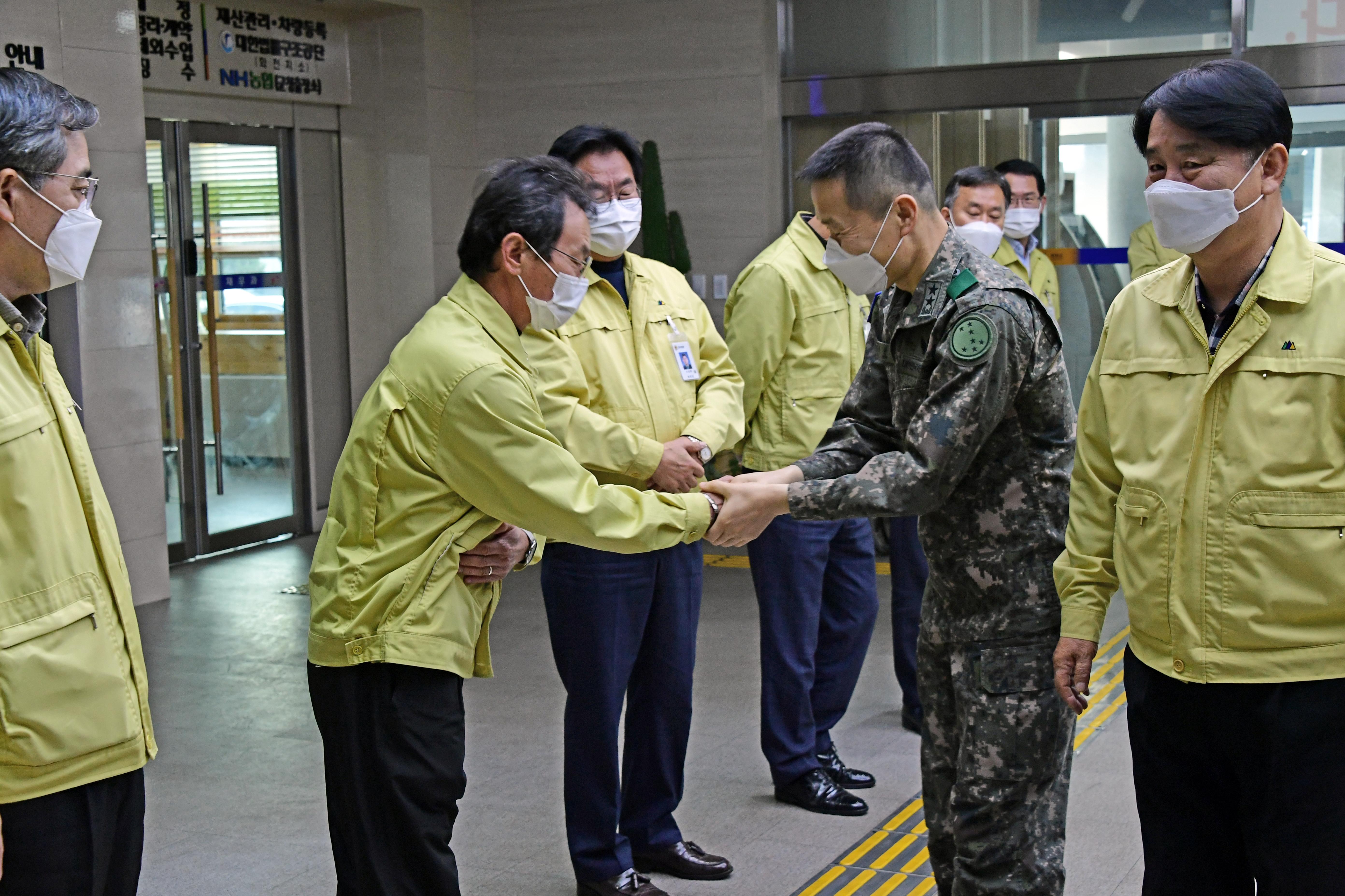 2020 박원호 육군 재7보병사단장 방문 의 사진