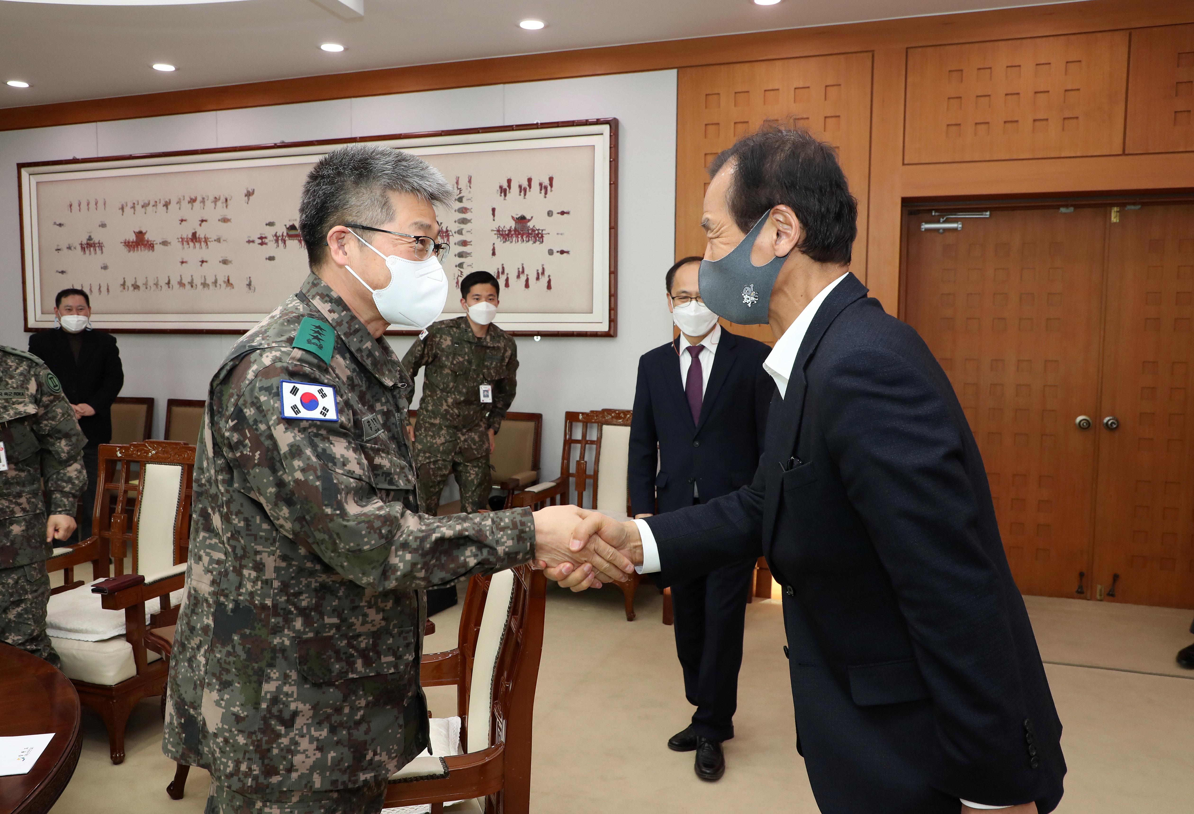 2020 임남댐 무단방류 피해 최소화 대응 군부 협약체결 의 사진