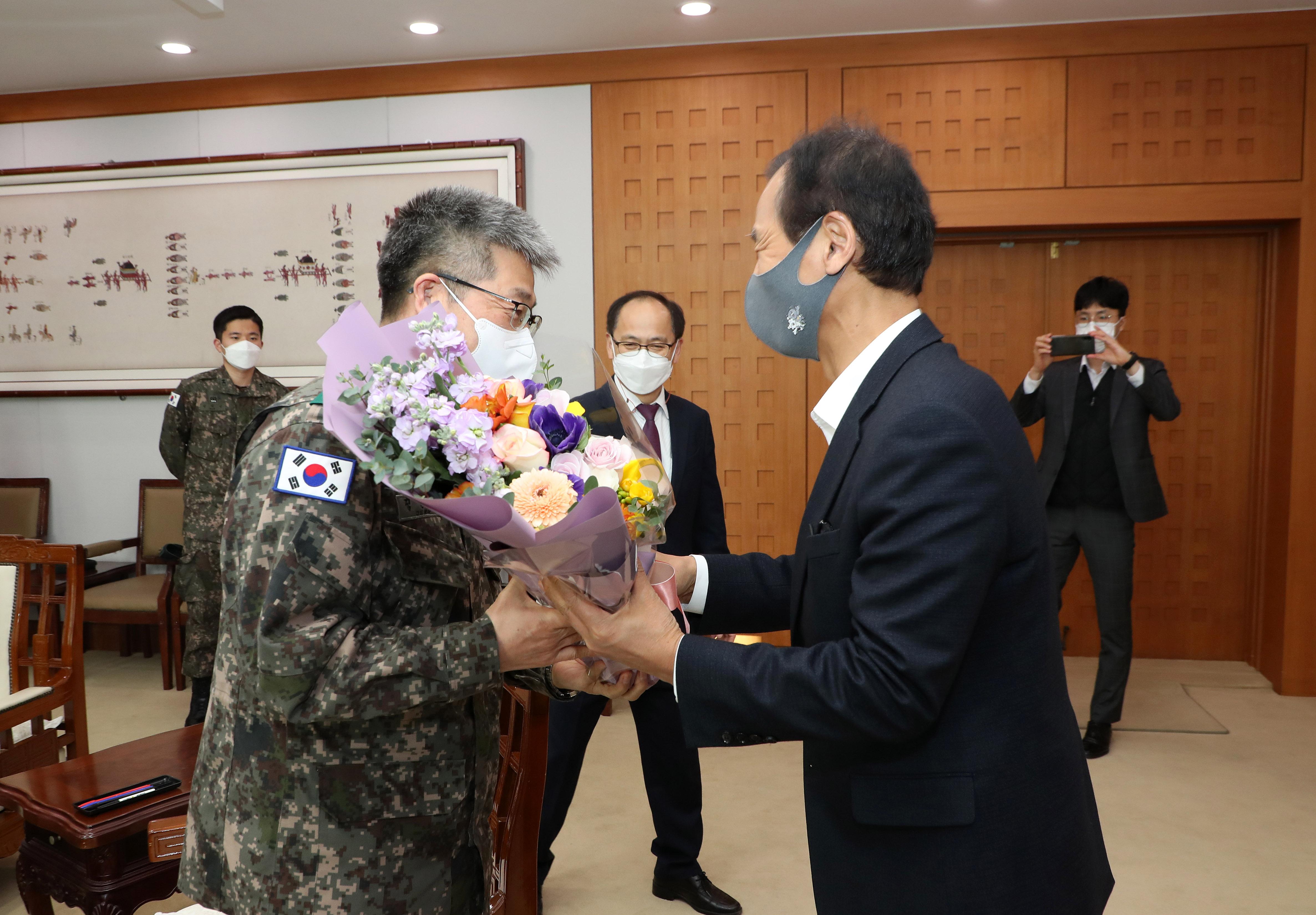 2020 임남댐 무단방류 피해 최소화 대응 군부 협약체결 의 사진