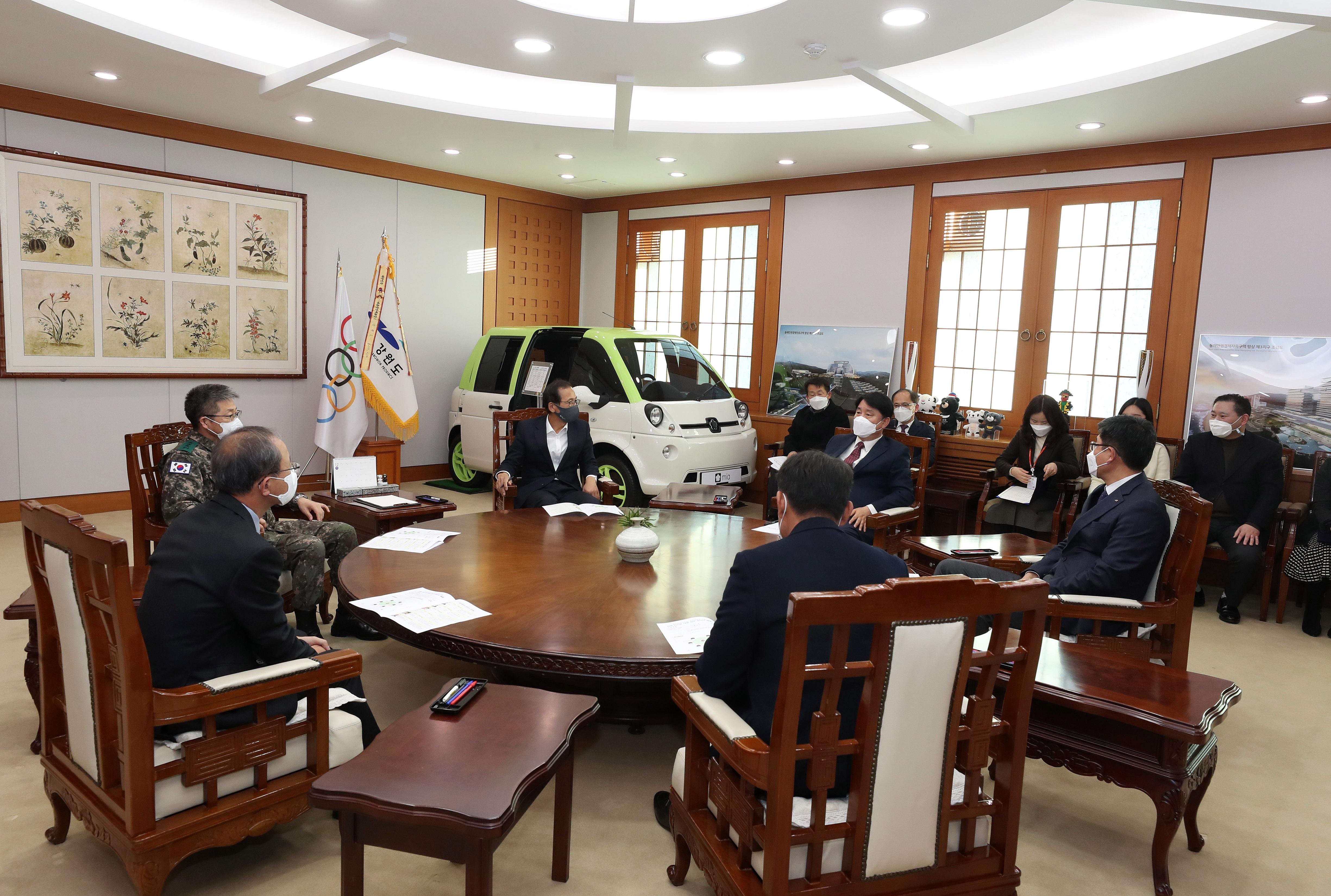 2020 임남댐 무단방류 피해 최소화 대응 군부 협약체결 의 사진