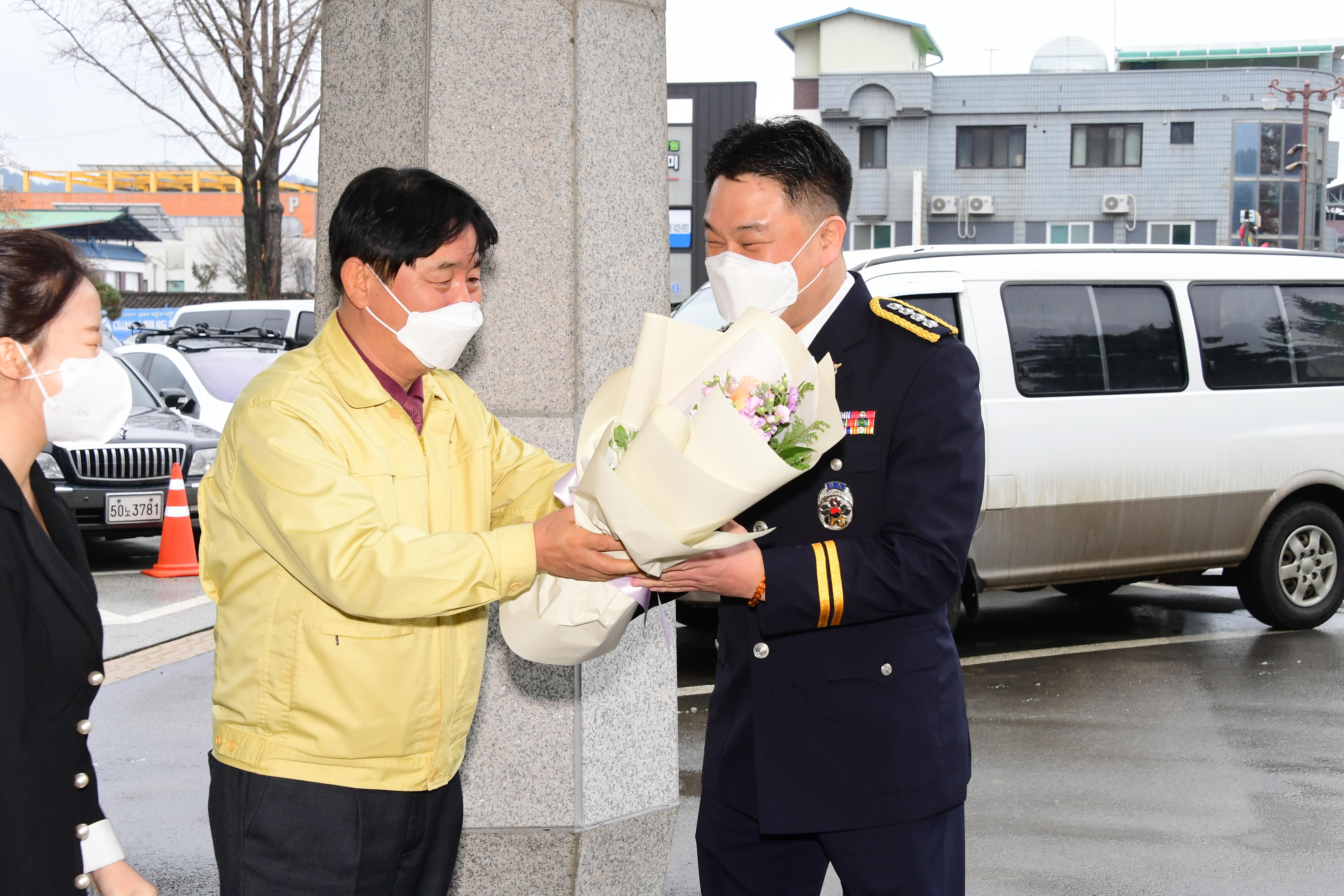 2021 이광진 화천경찰서장 초두방문 의 사진