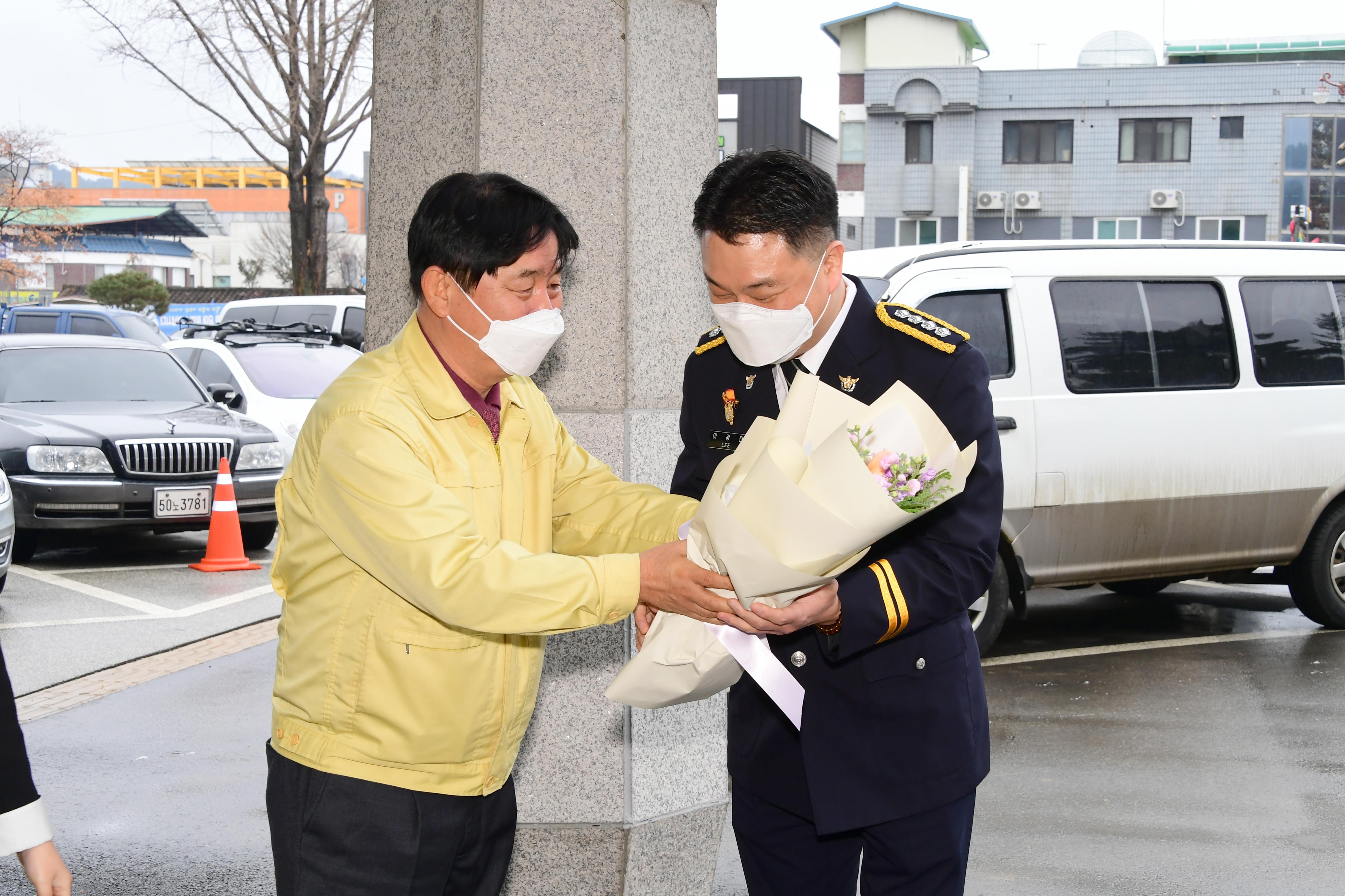 2021 이광진 화천경찰서장 초두방문 의 사진