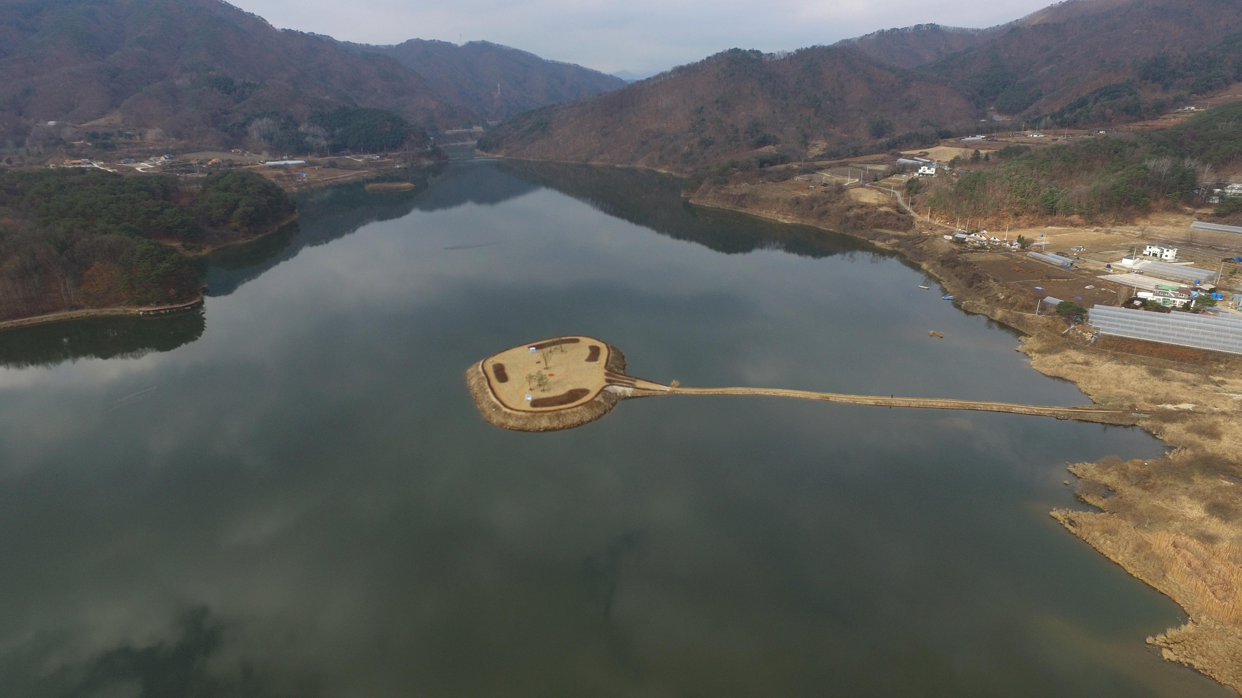 2021 간동면 도송리 말골 하트섬 의 사진