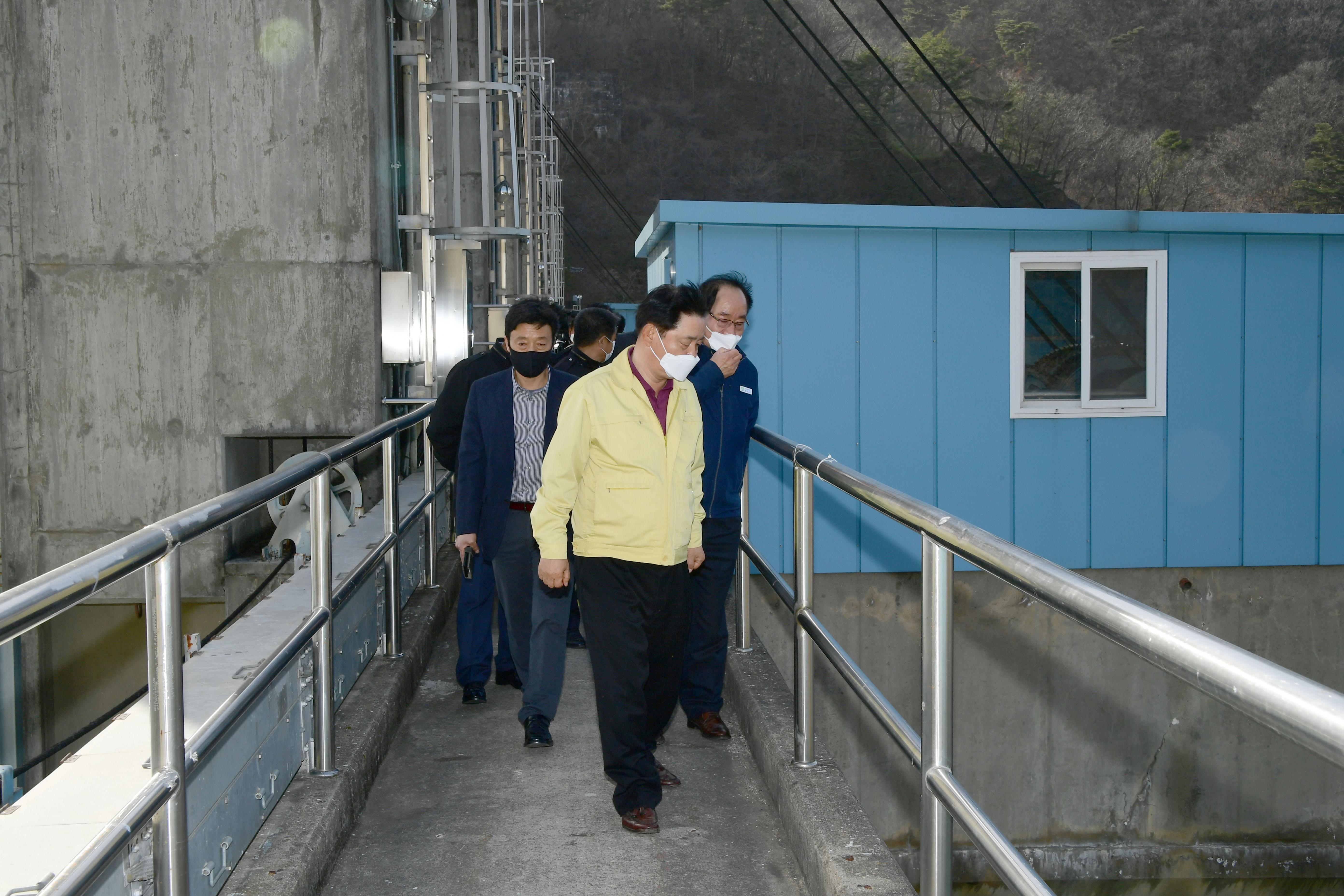 2021 화천수력발전소 및 화천댐 현장 점검 의 사진