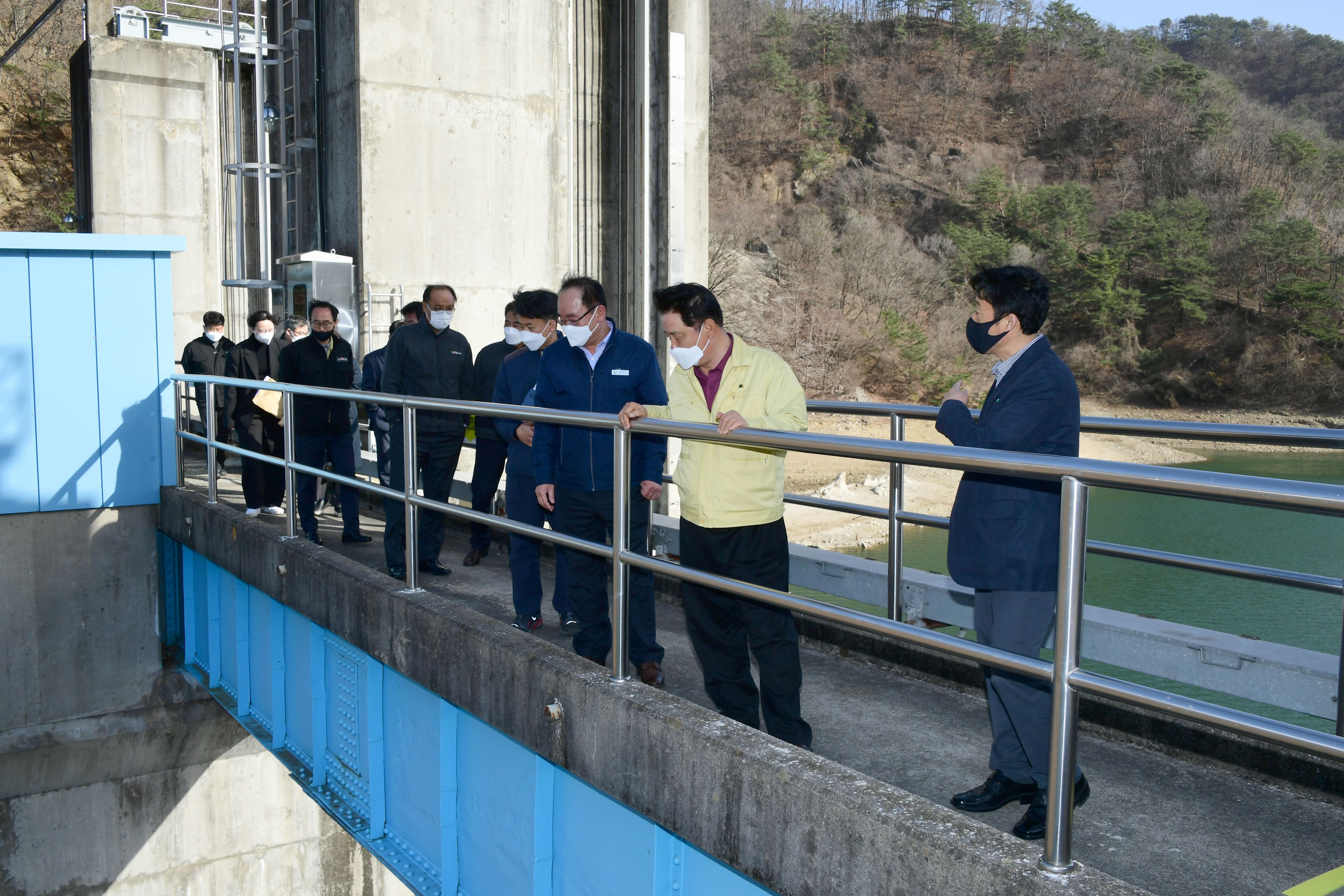 2021 화천수력발전소 및 화천댐 현장 점검 의 사진