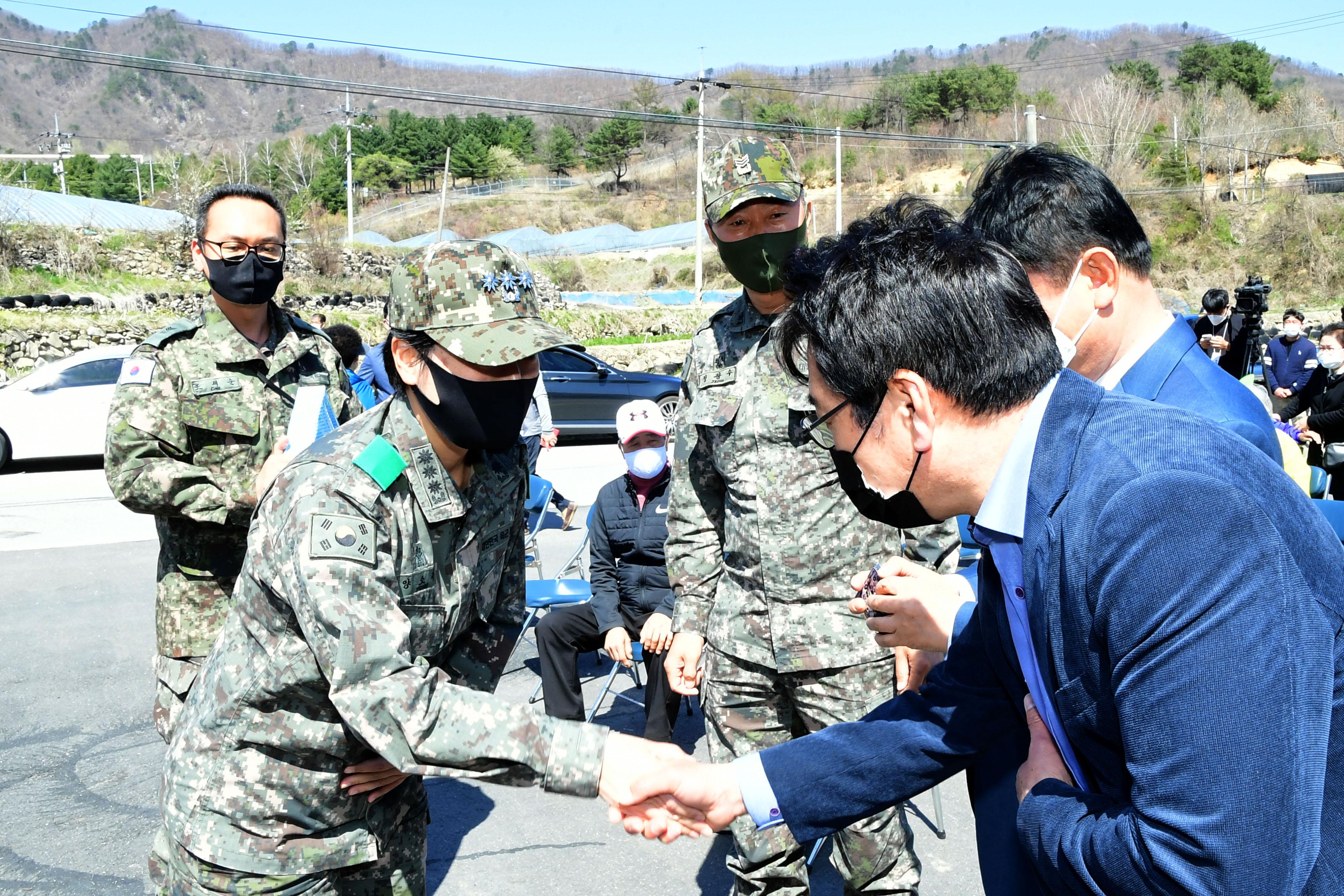 2021 화천군 사내면 명월1리 경로당 준공식 의 사진