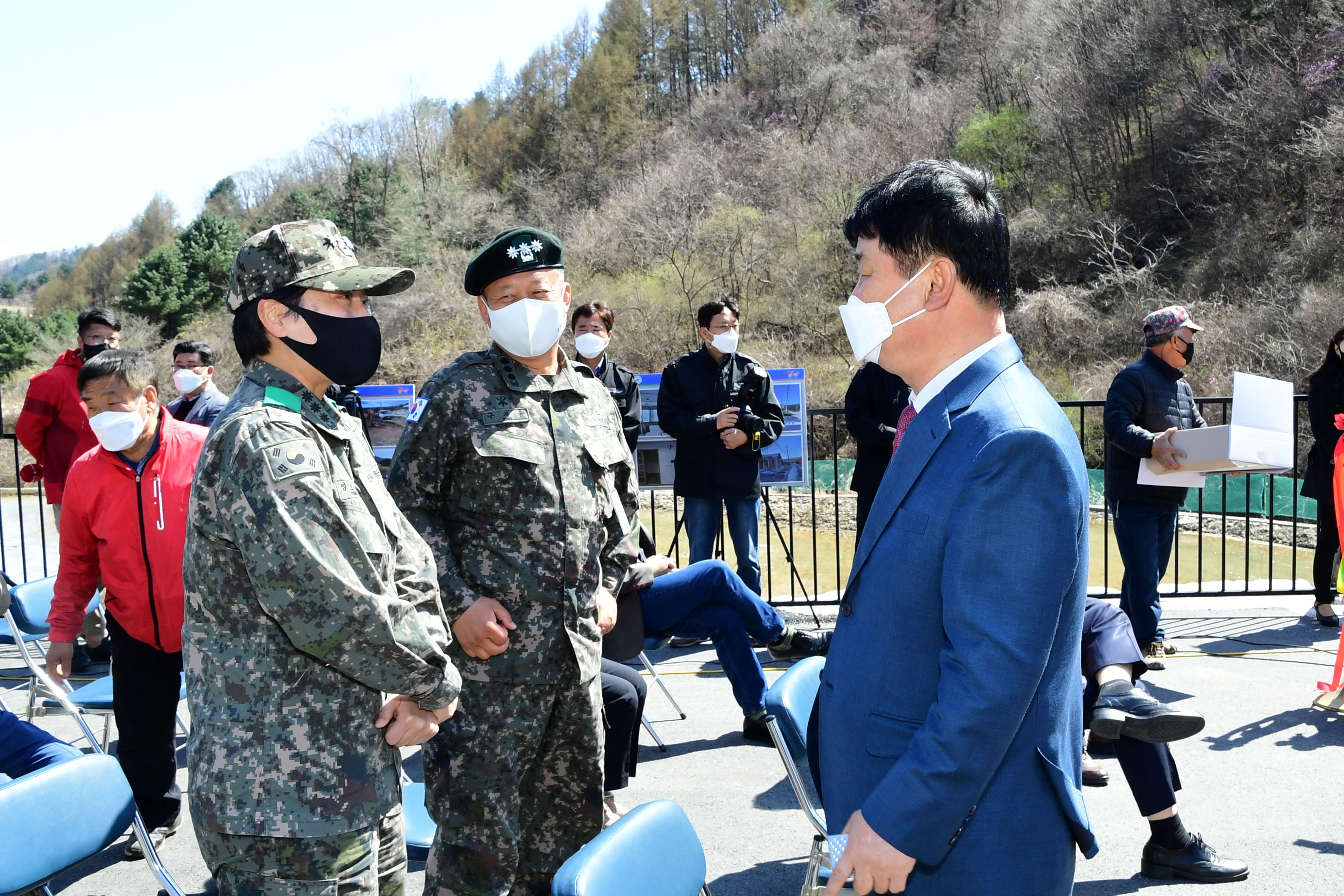 2021 화천군 사내면 명월1리 경로당 준공식 의 사진