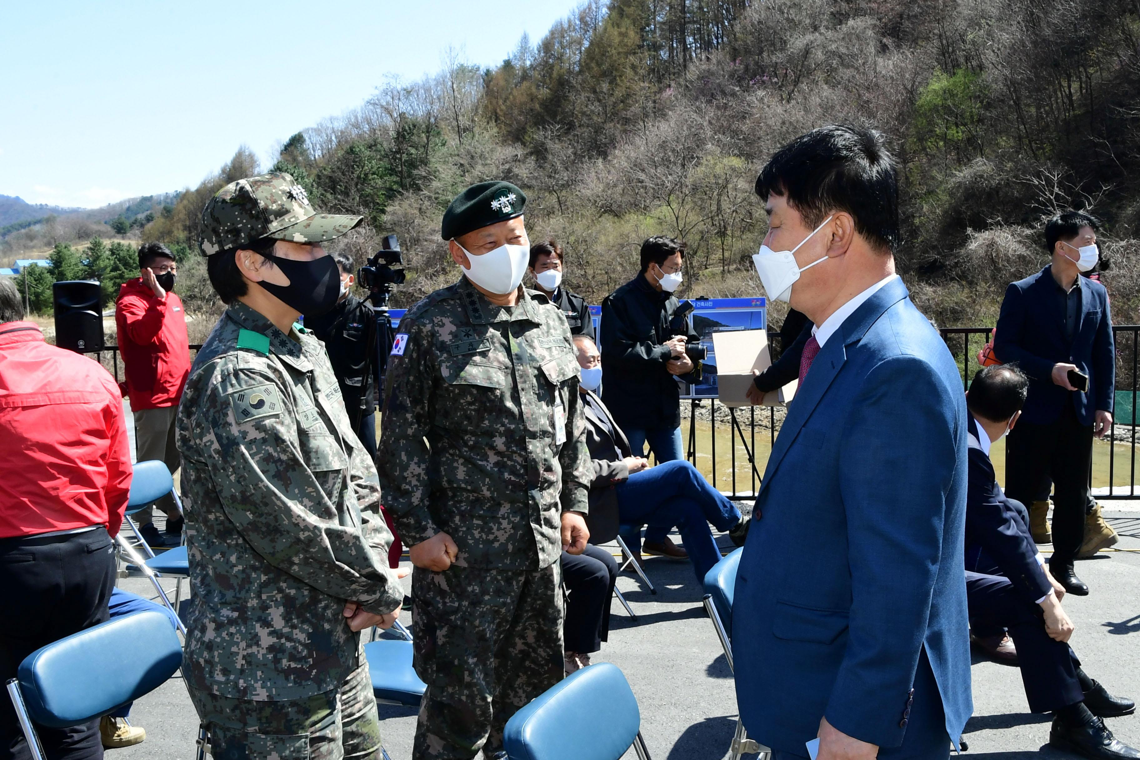 2021 화천군 사내면 명월1리 경로당 준공식 의 사진