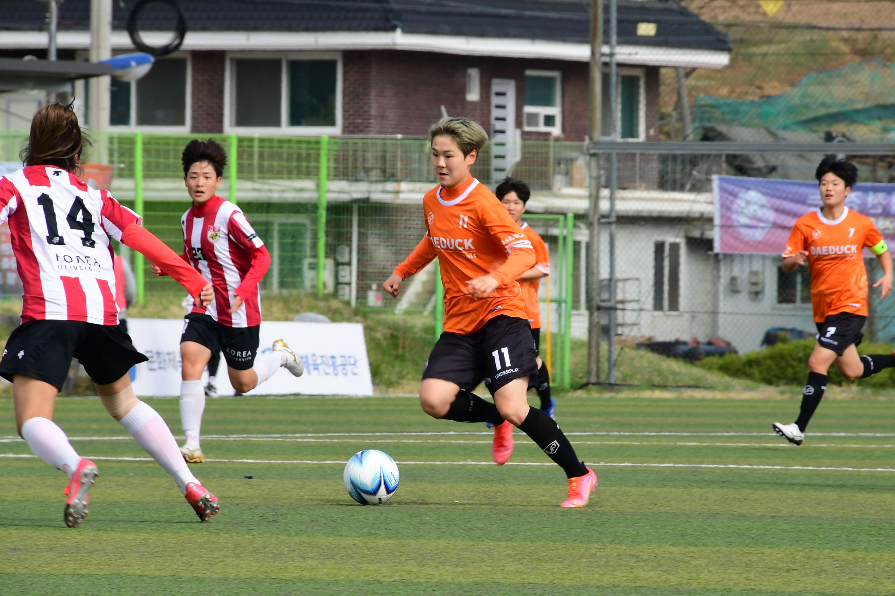 2021 한국여자축구연맹전 의 사진