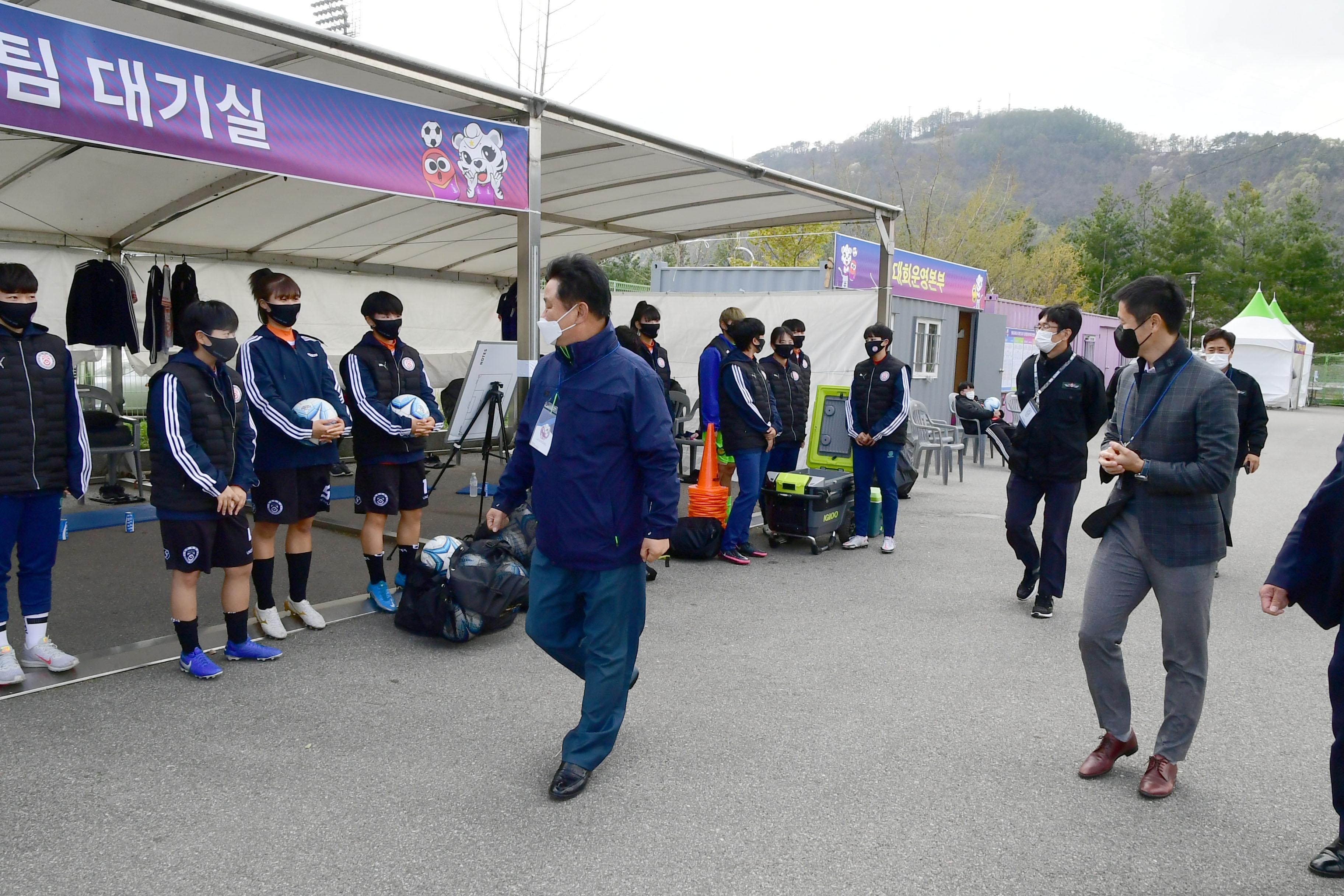 2021 한국여자축구연맹전 의 사진