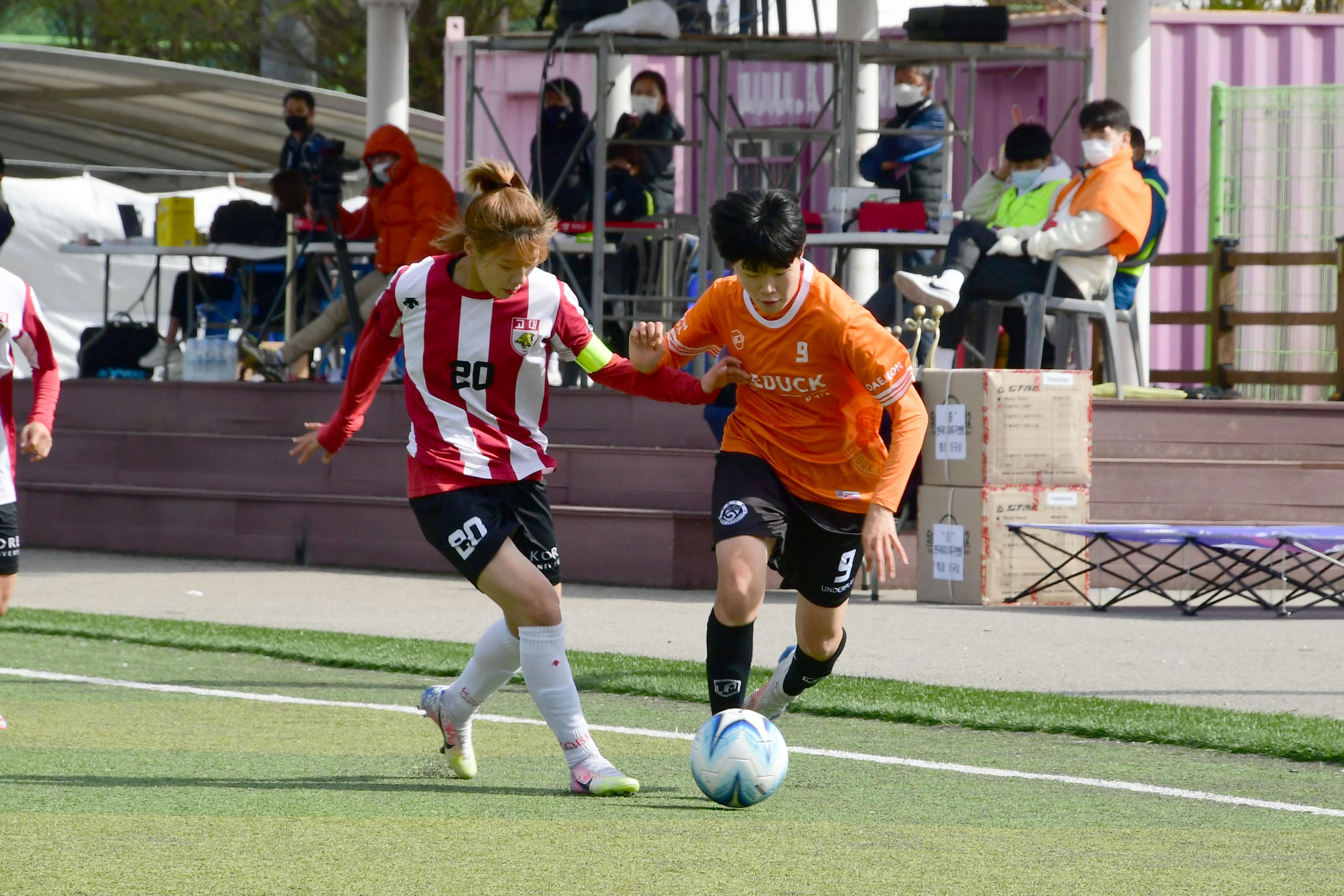 2021 한국여자축구연맹전 의 사진