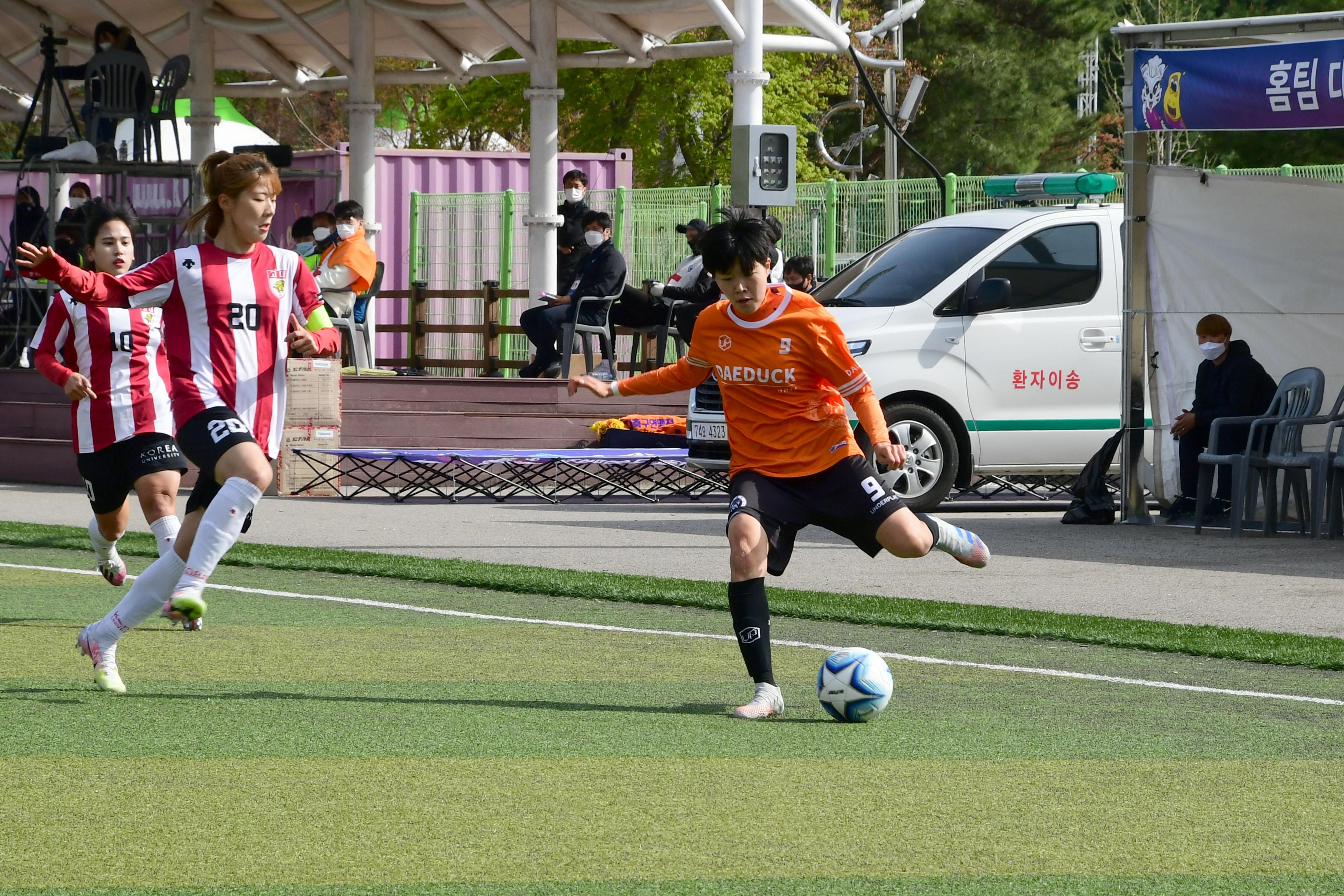 2021 한국여자축구연맹전 의 사진