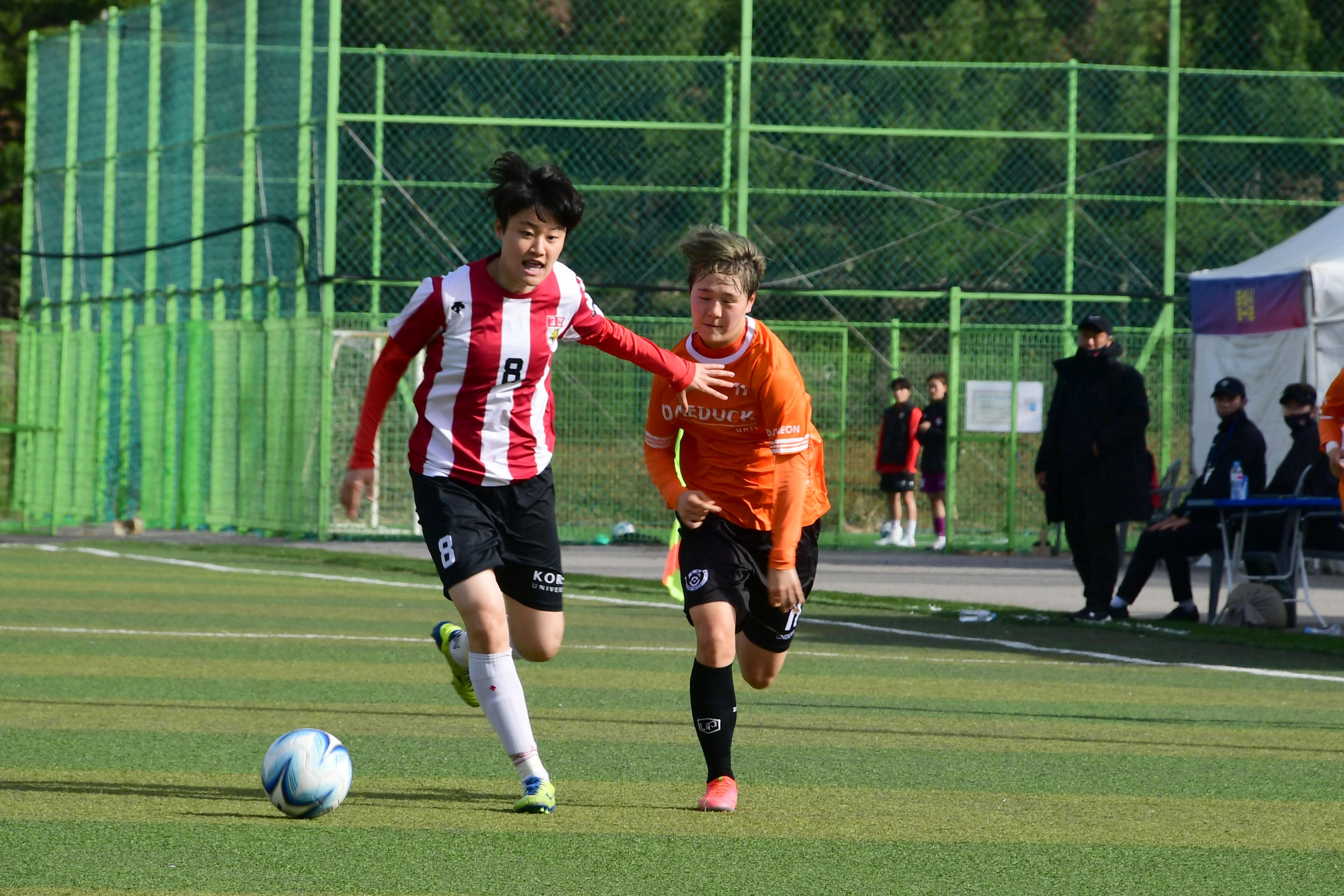 2021 한국여자축구연맹전 의 사진