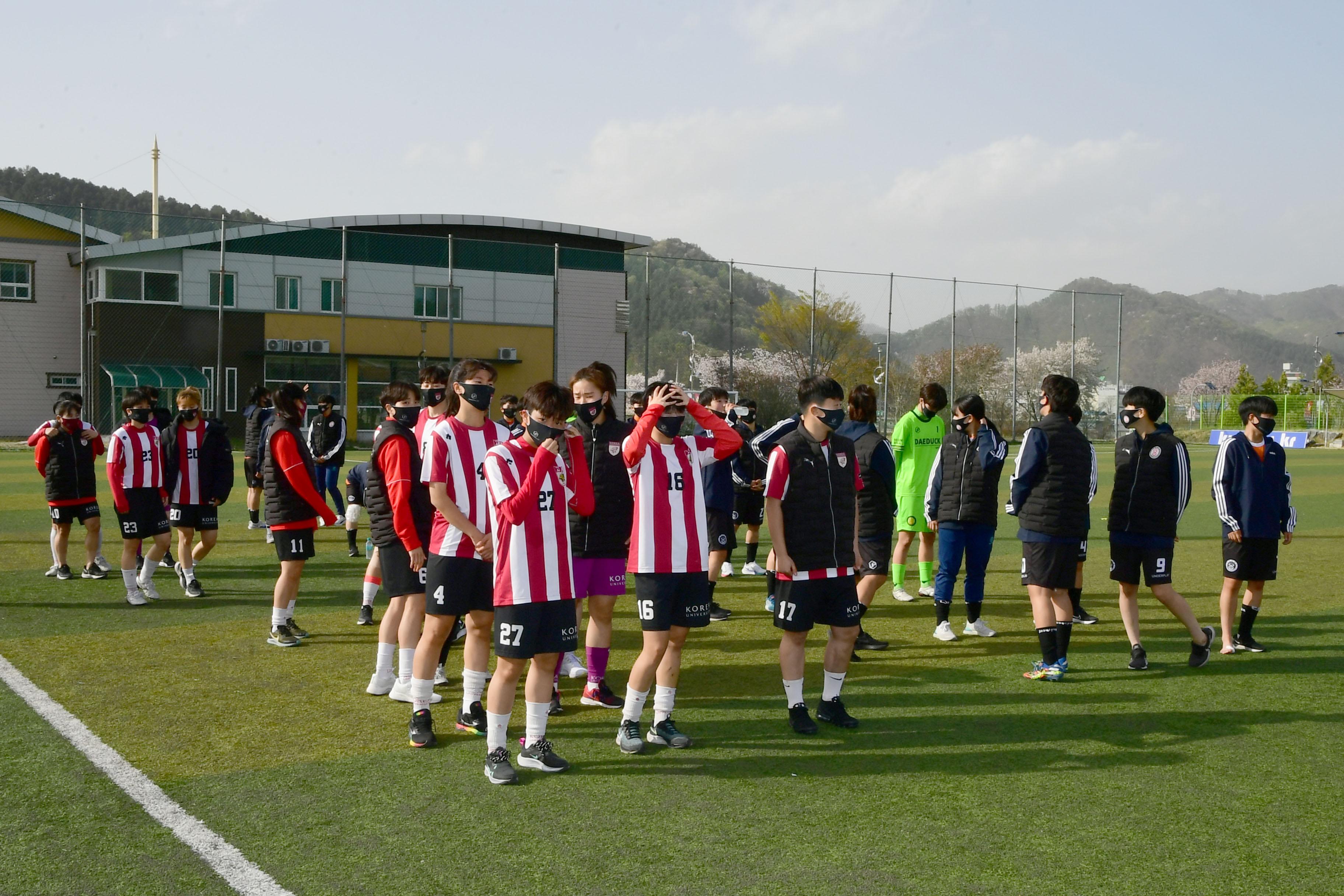 2021 한국여자축구연맹전 의 사진