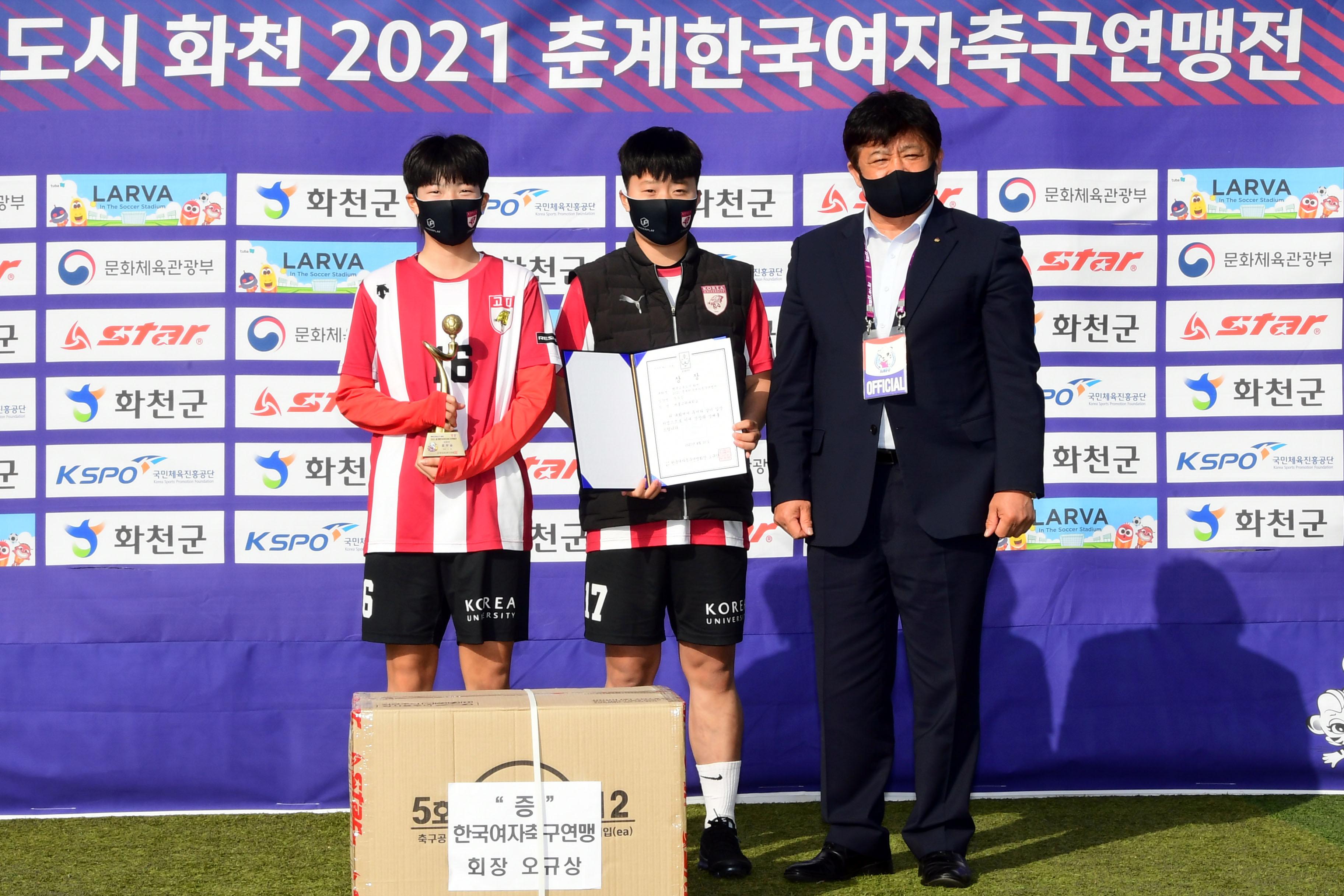 2021 한국여자축구연맹전 의 사진