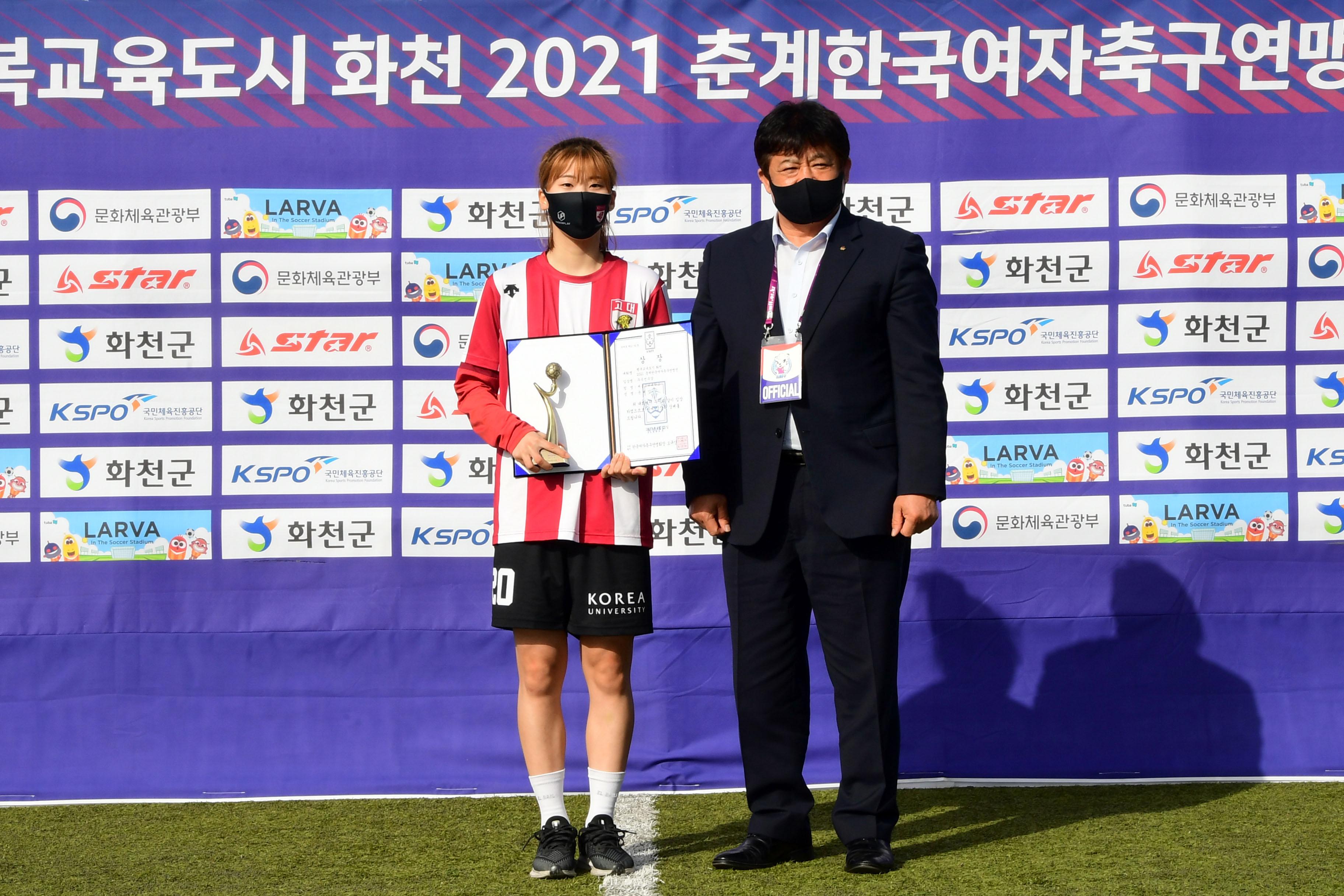 2021 한국여자축구연맹전 의 사진