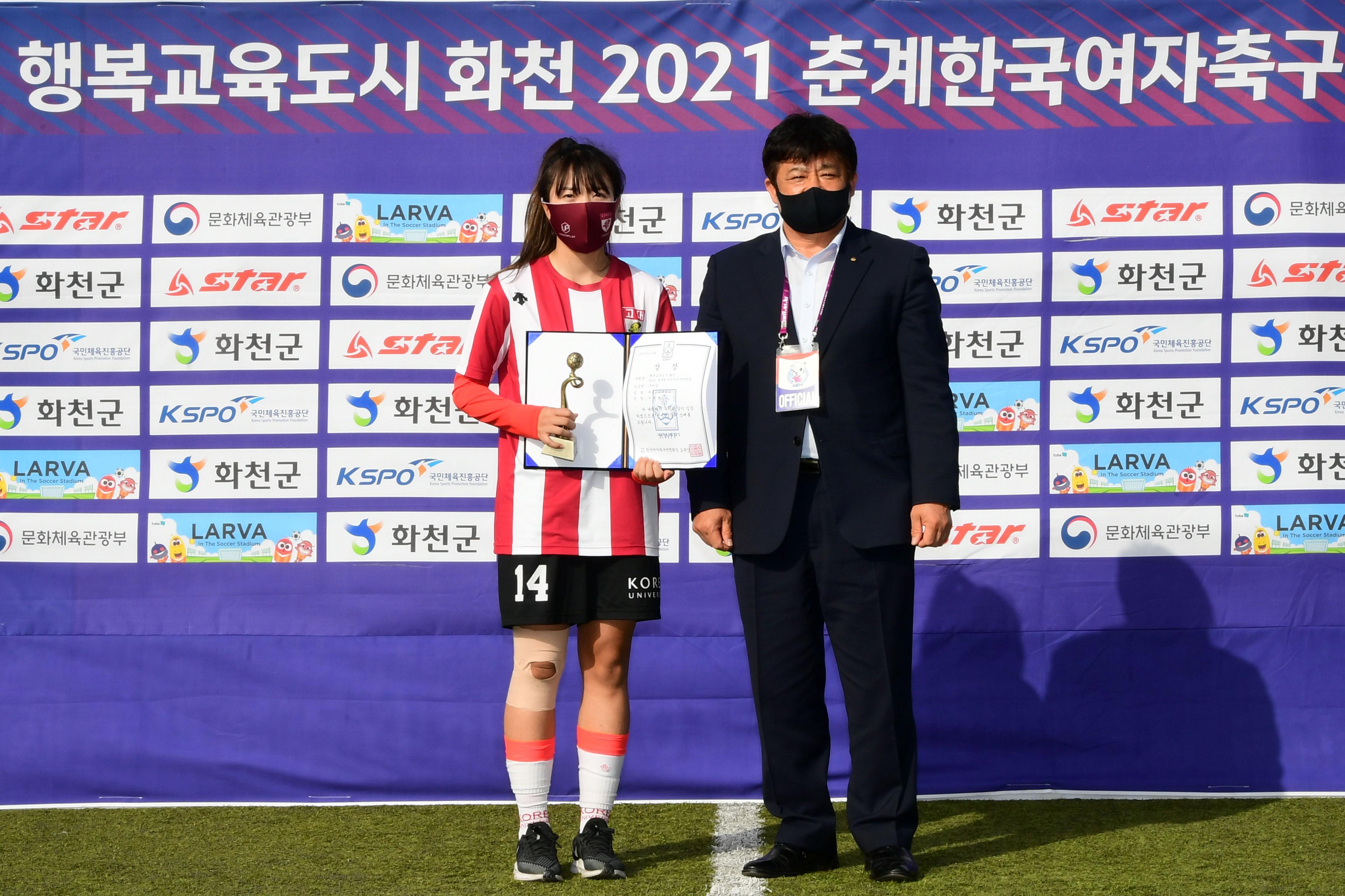 2021 한국여자축구연맹전 의 사진