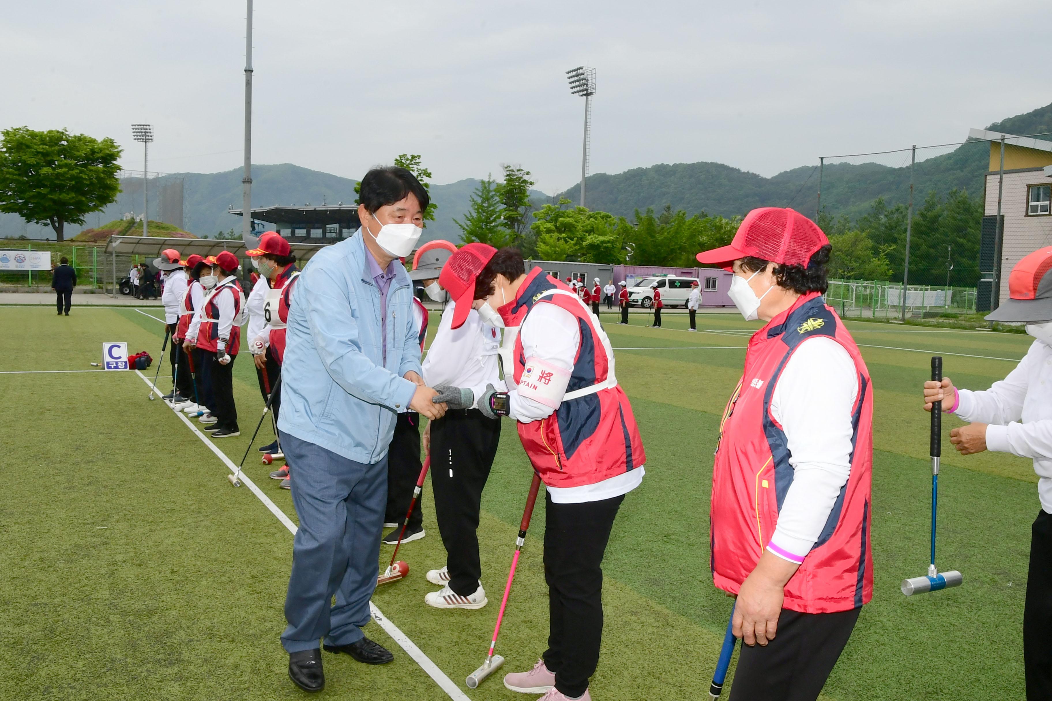 2021 제18회 화천군협회장기 게이트볼대회 의 사진