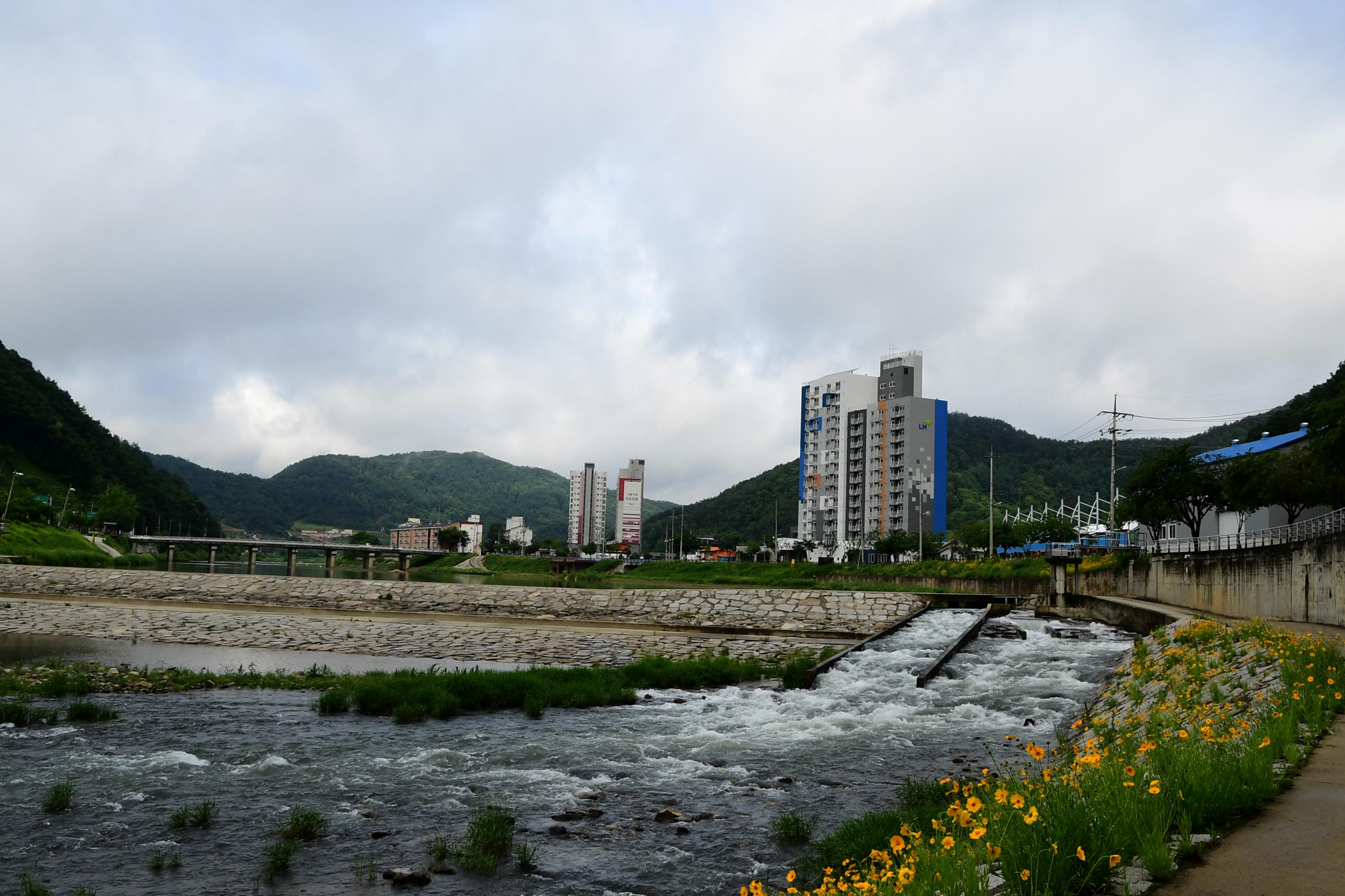 2021 화천천 북한강 전경 의 사진