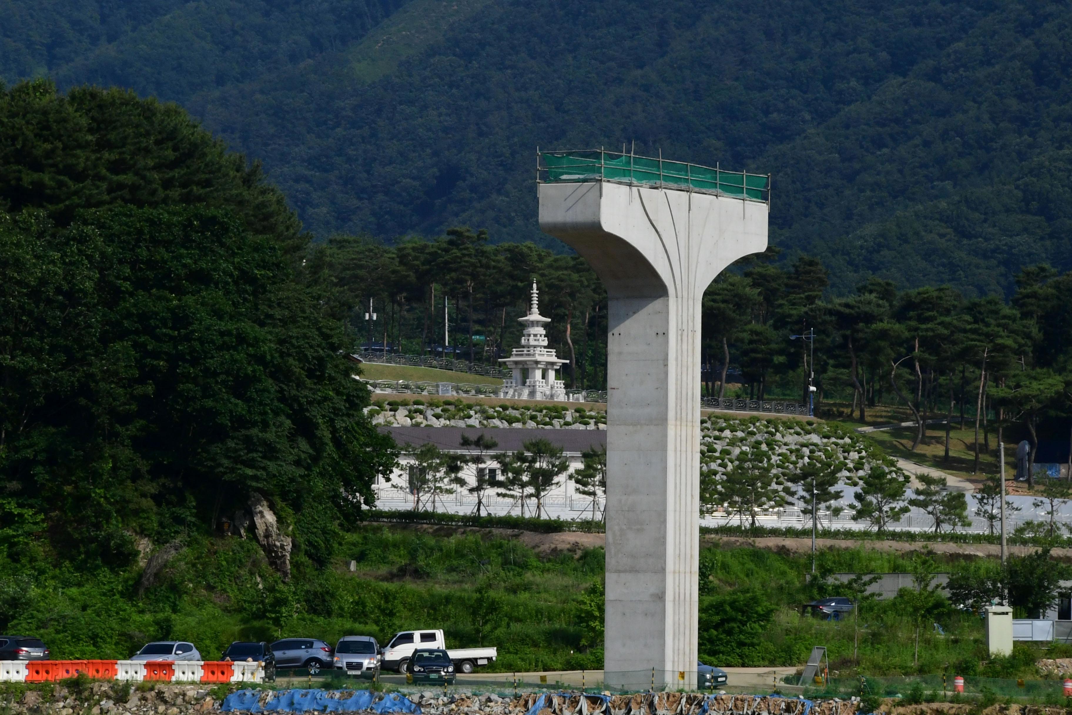 2021 화천군 하남면 서오지리 연꽃단지 전경 의 사진