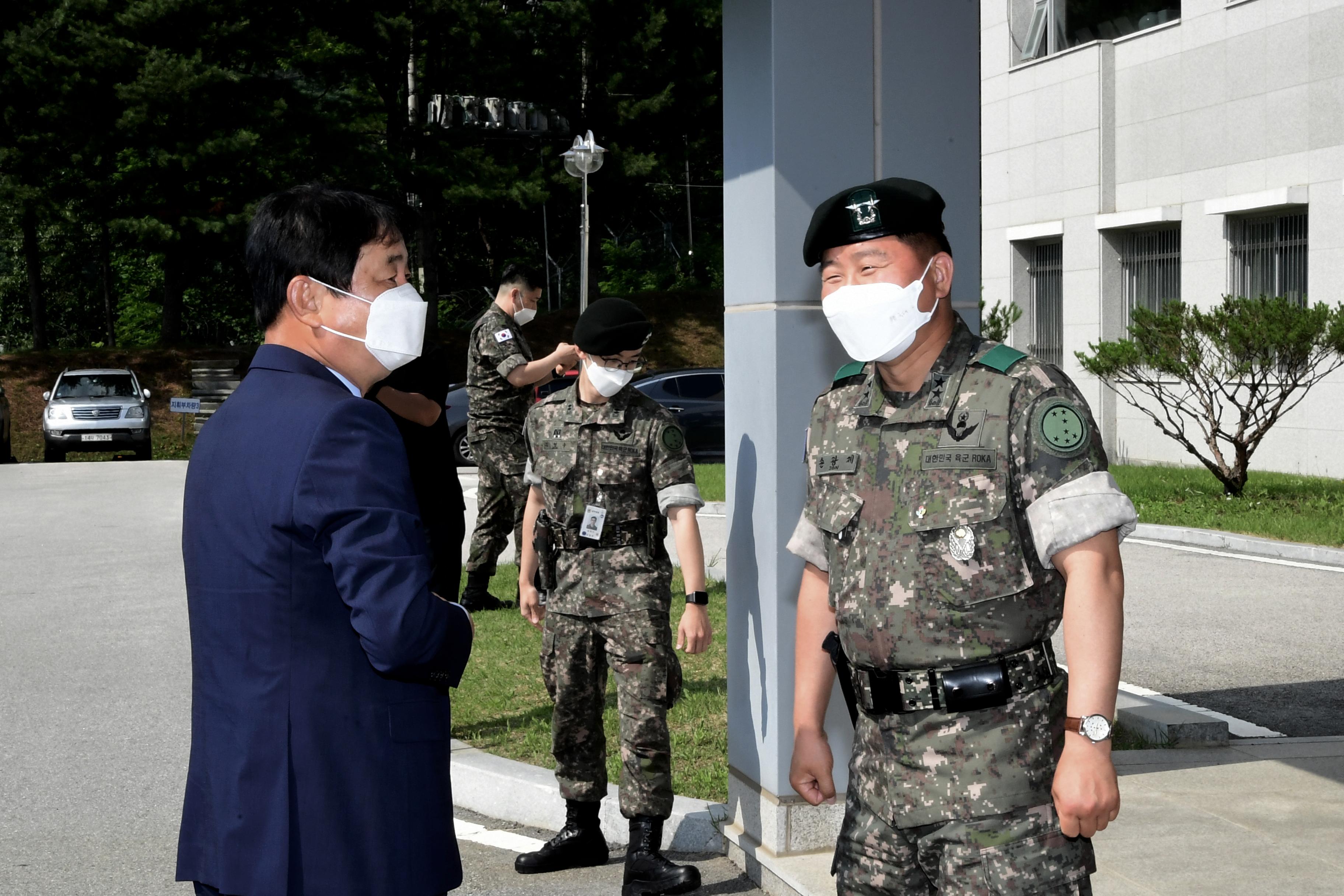 2021 제72주년 육군 제7보병사단 창설기념일 의 사진