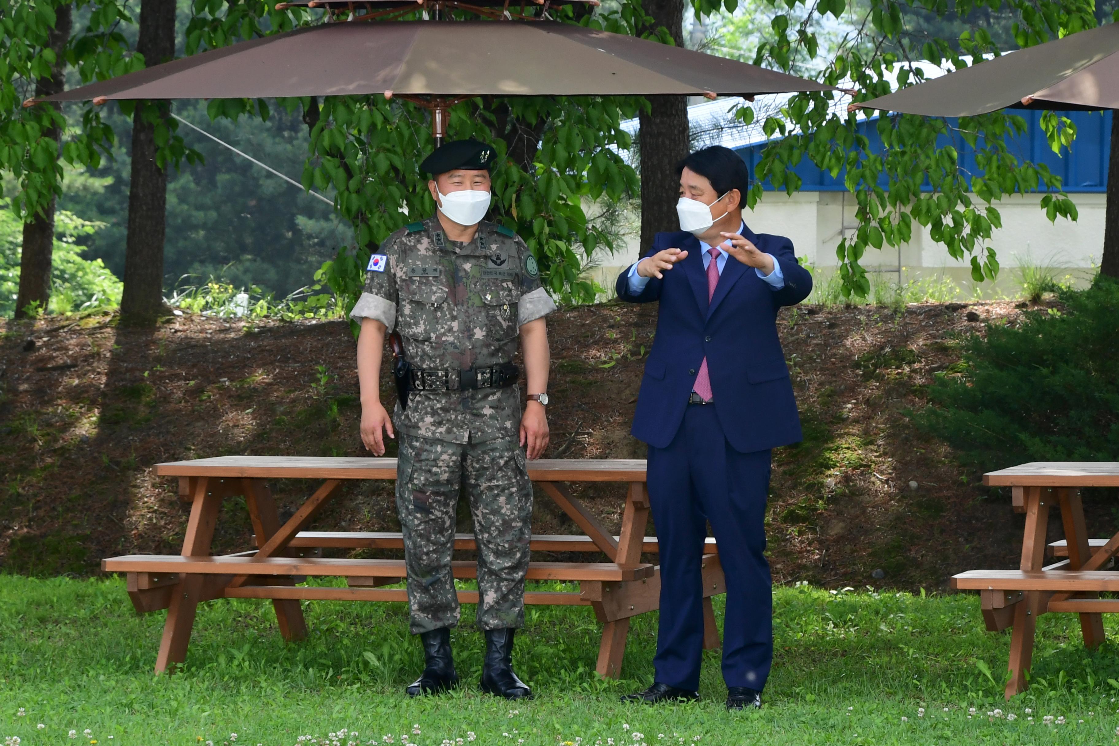 2021 제72주년 육군 제7보병사단 창설기념일 의 사진