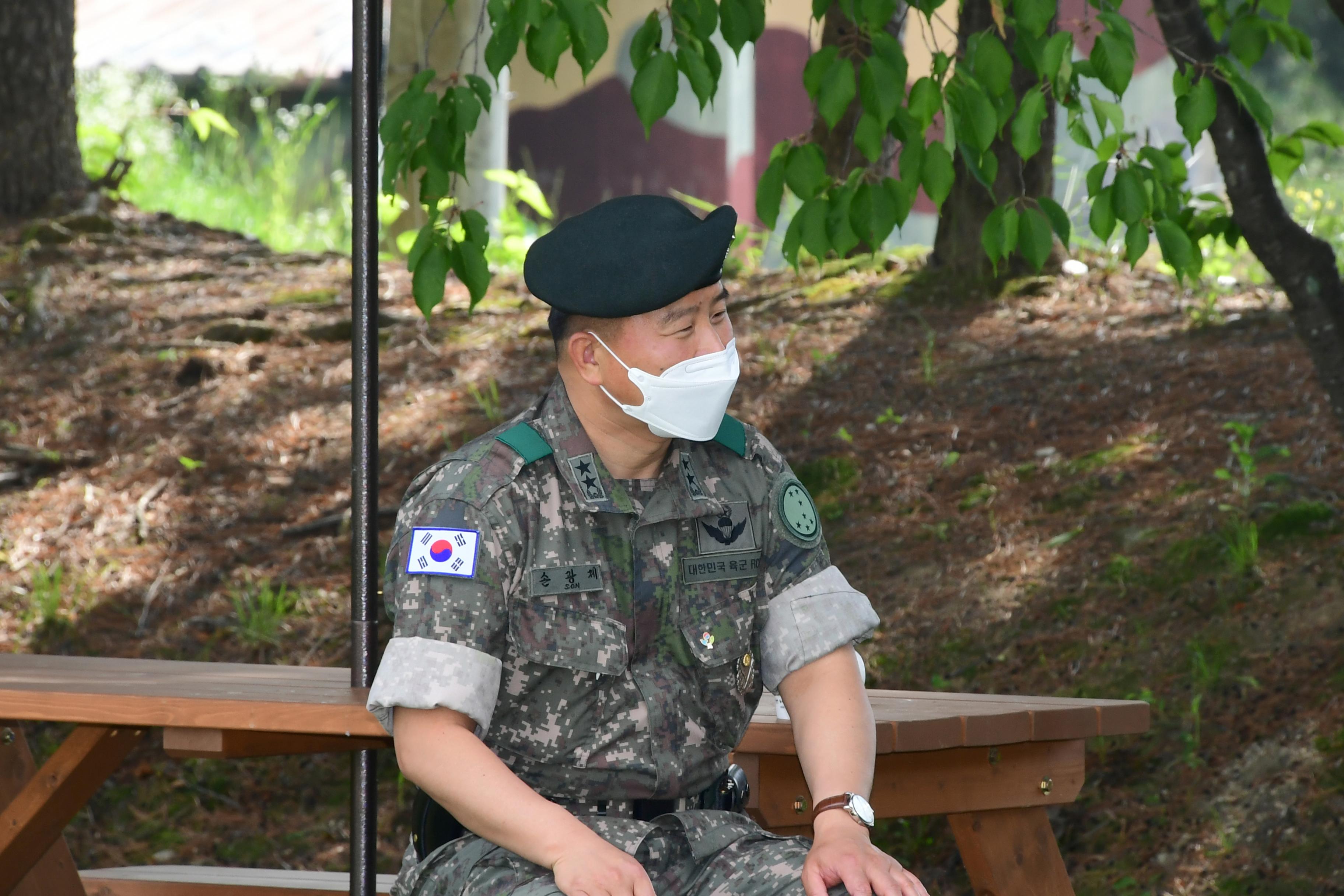 2021 제72주년 육군 제7보병사단 창설기념일 의 사진