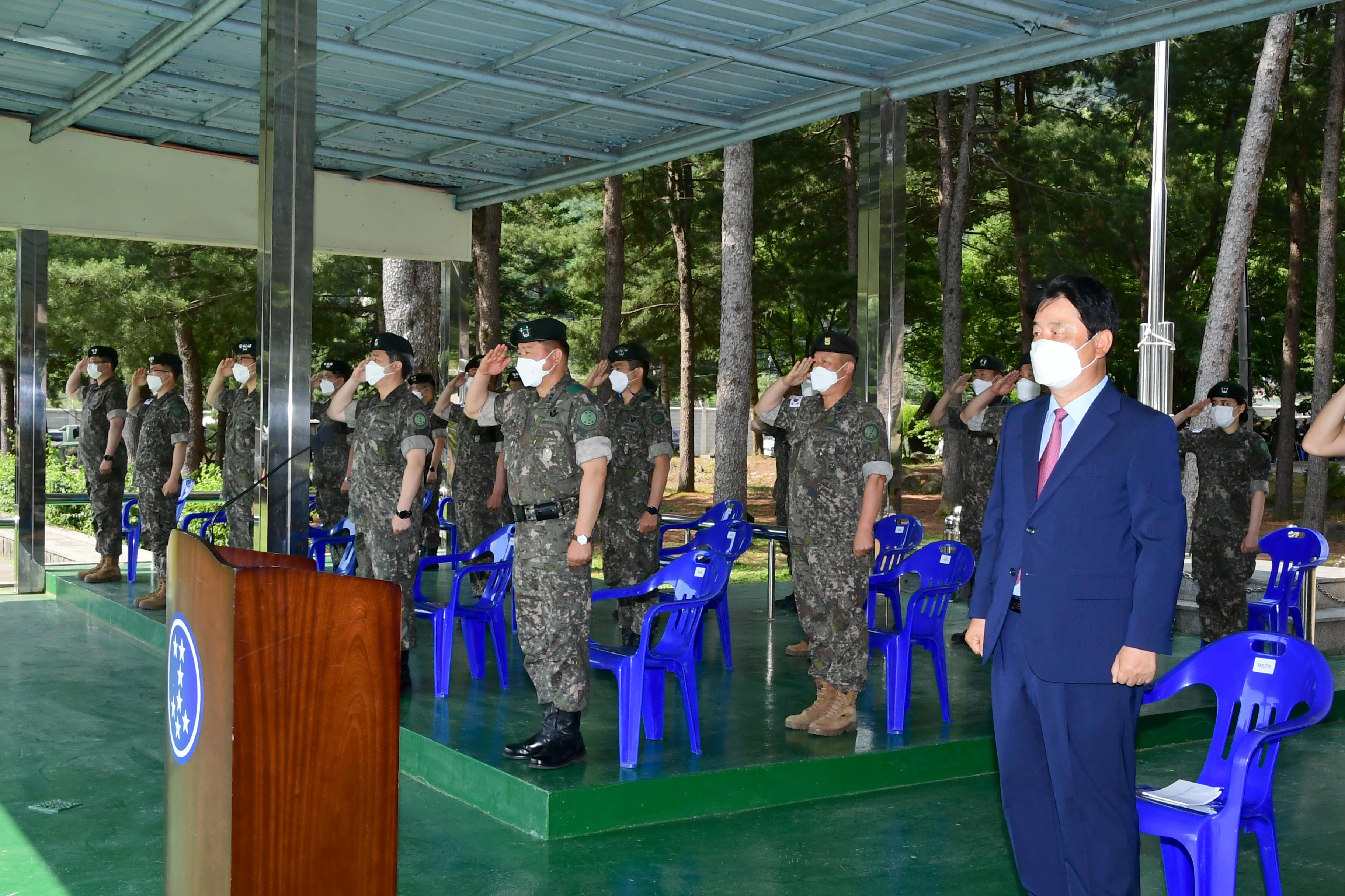 2021 제72주년 육군 제7보병사단 창설기념일 의 사진