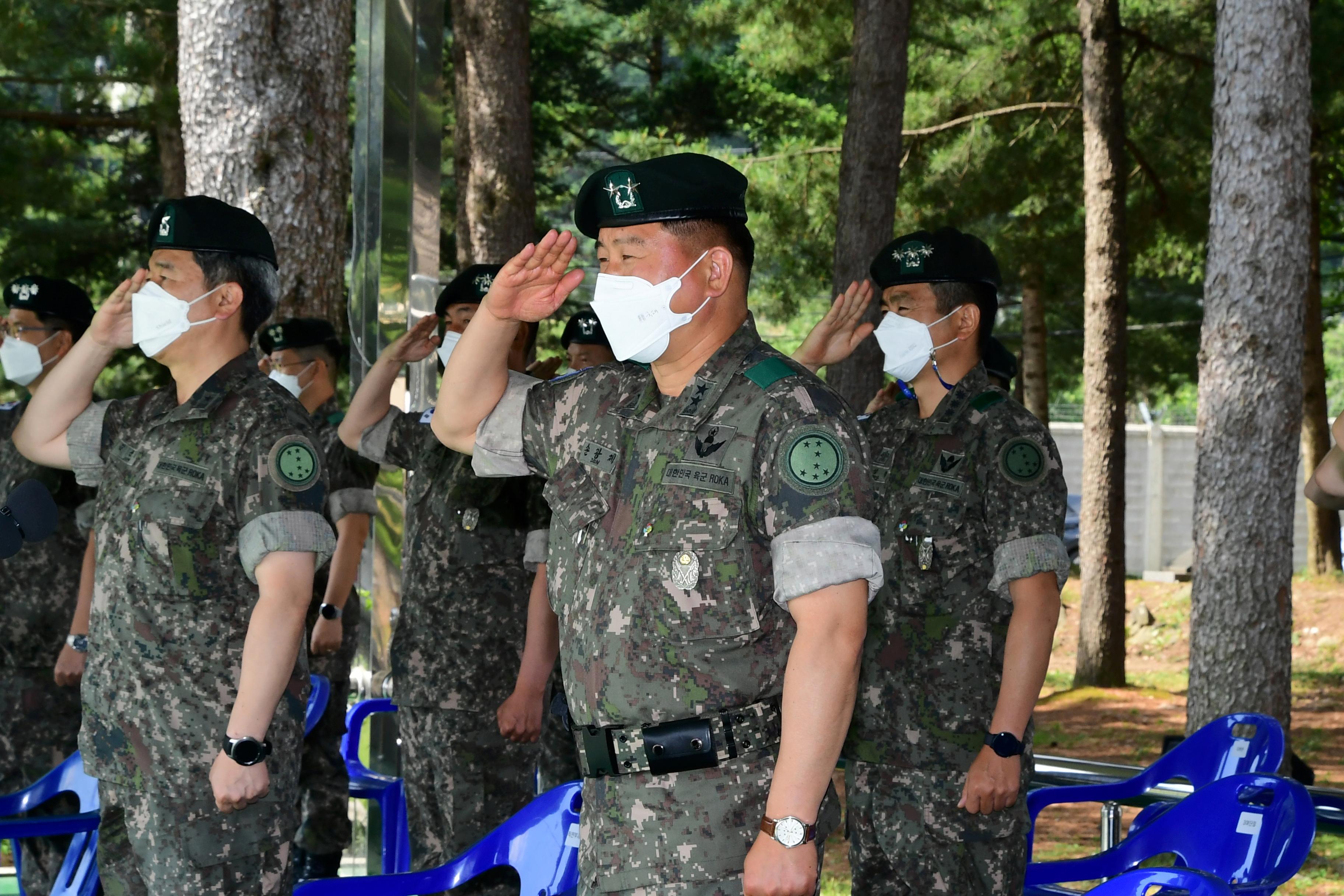 2021 제72주년 육군 제7보병사단 창설기념일 의 사진