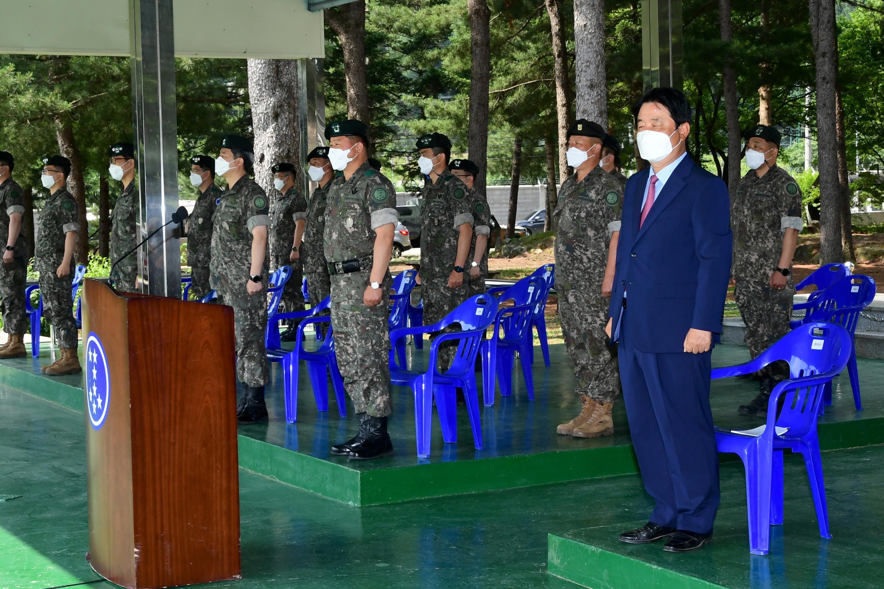 2021 제72주년 육군 제7보병사단 창설기념일 의 사진