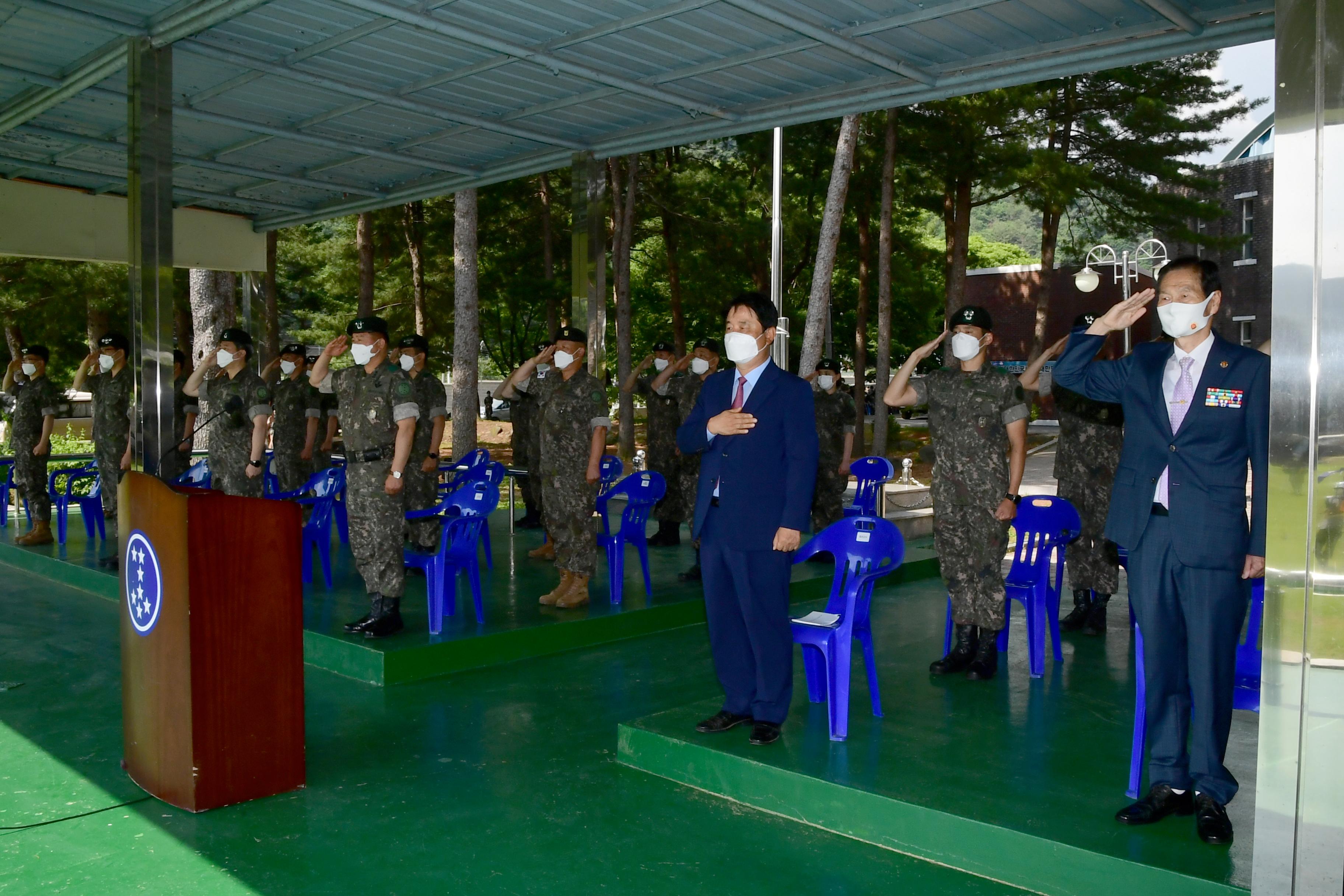 2021 제72주년 육군 제7보병사단 창설기념일 의 사진