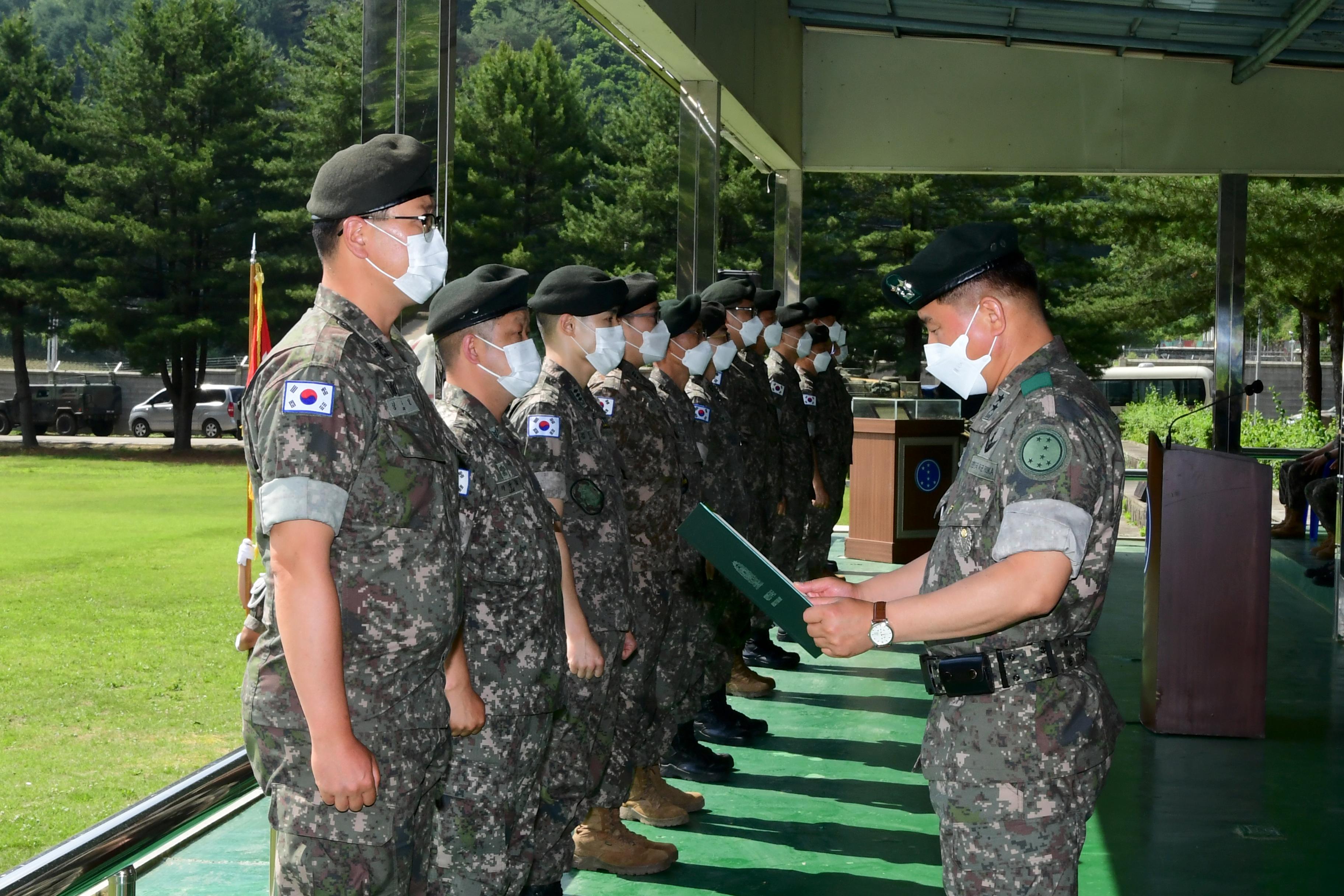 2021 제72주년 육군 제7보병사단 창설기념일 의 사진